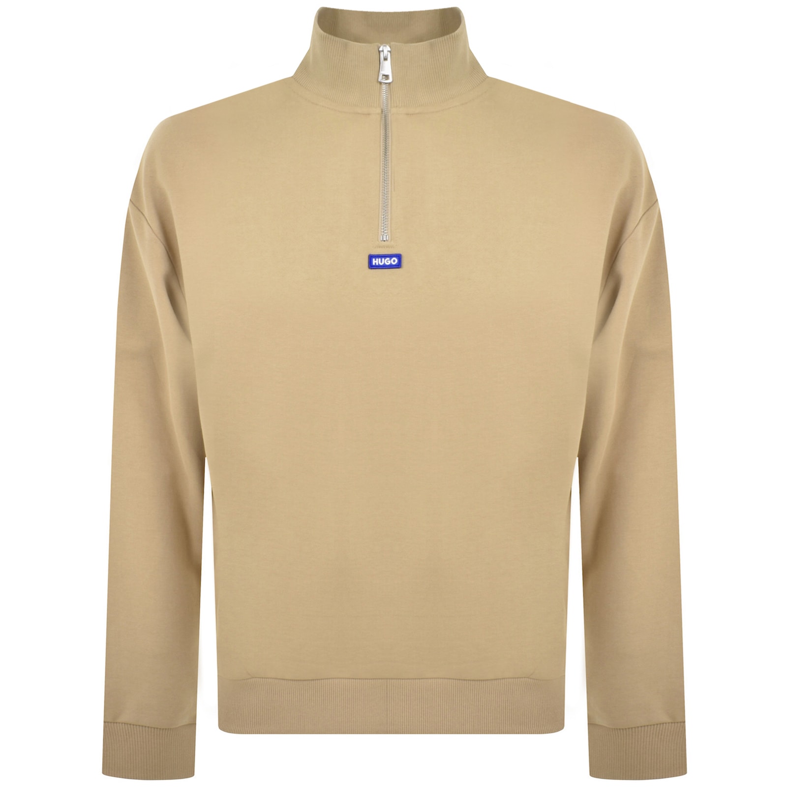 Hugo Blue Neeler Sweatshirt Beige In Orange