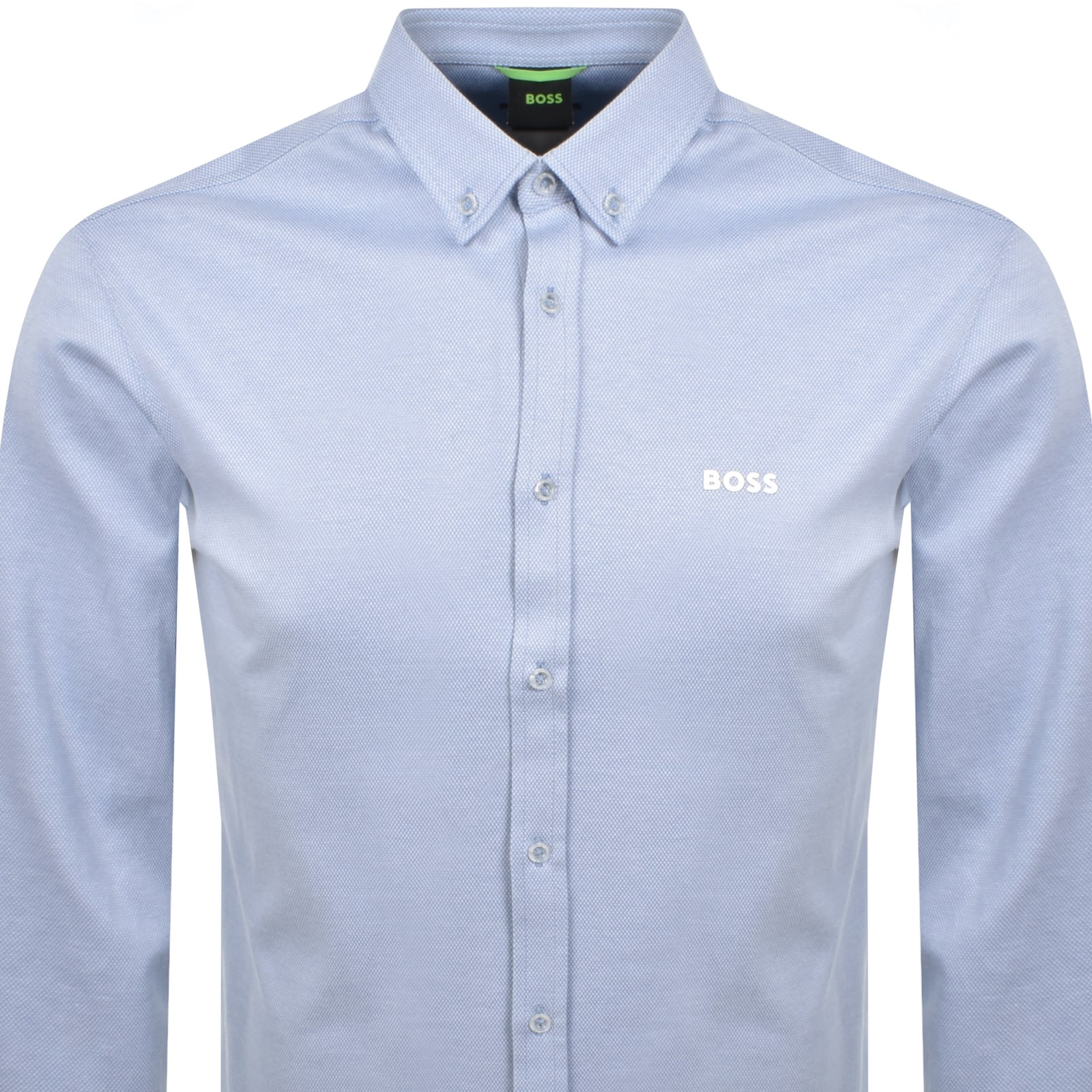 Shop Boss Athleisure Boss B Motion Long Sleeve Shirt Blue