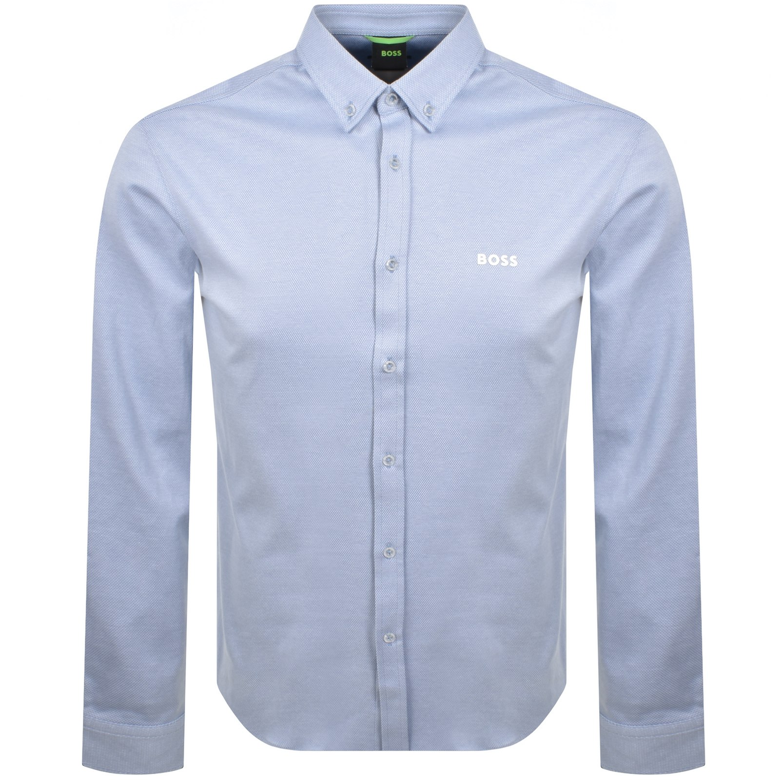 Shop Boss Athleisure Boss B Motion Long Sleeve Shirt Blue