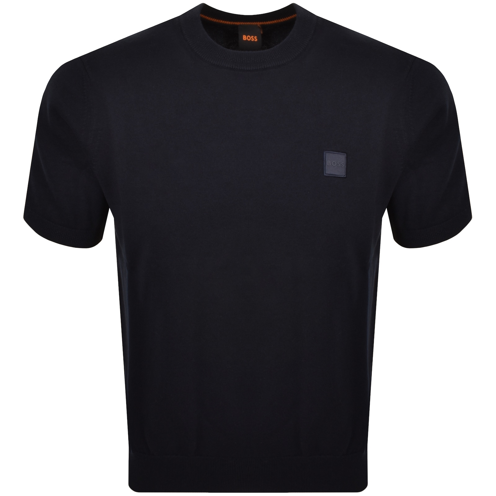 Boss Casual Boss Kanache Knit T Shirts Light Dark Blue In Navy