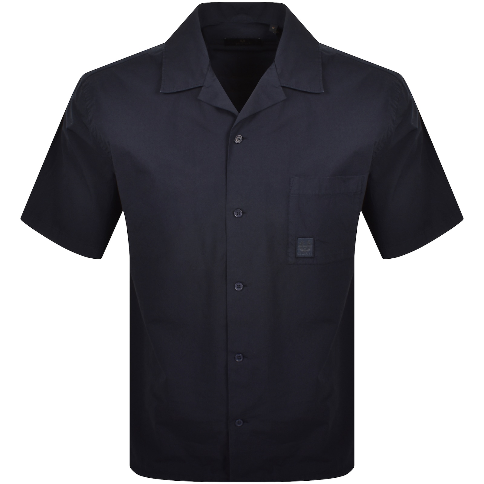 Belstaff Short Sleeve Tide Shirt Navy In Navy