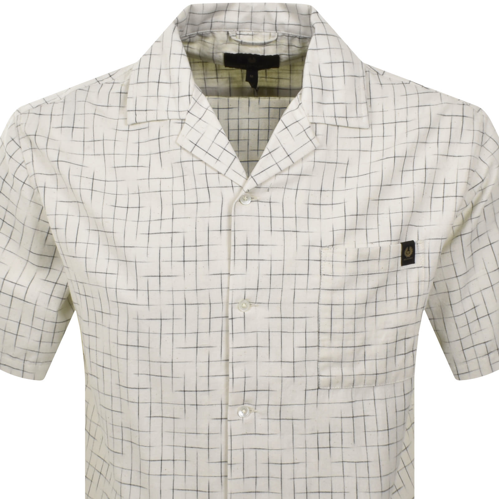 Belstaff Short Sleeve Tide Shirt Off White In Neutral