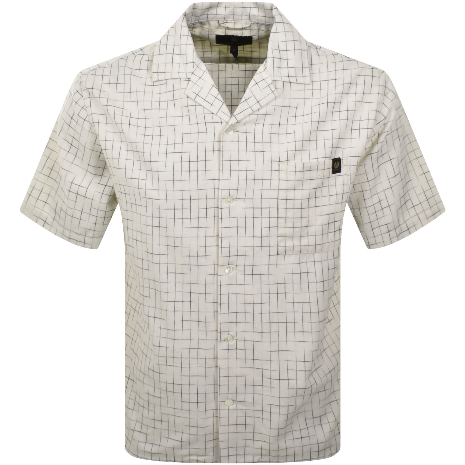 Belstaff Short Sleeve Tide Shirt Off White In Neutral