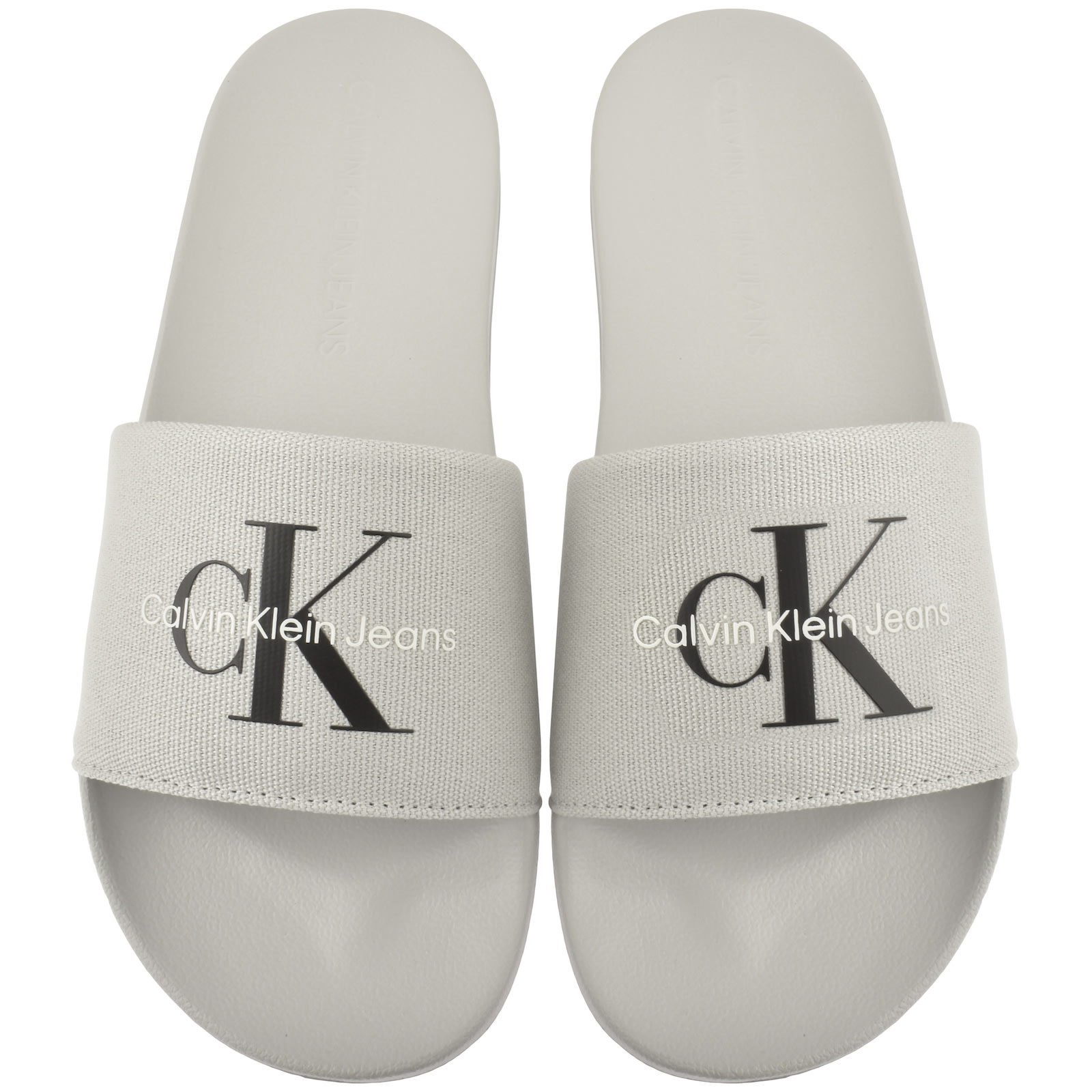 CALVIN KLEIN CALVIN KLEIN JEANS MONOGRAM CV SLIDERS GREY