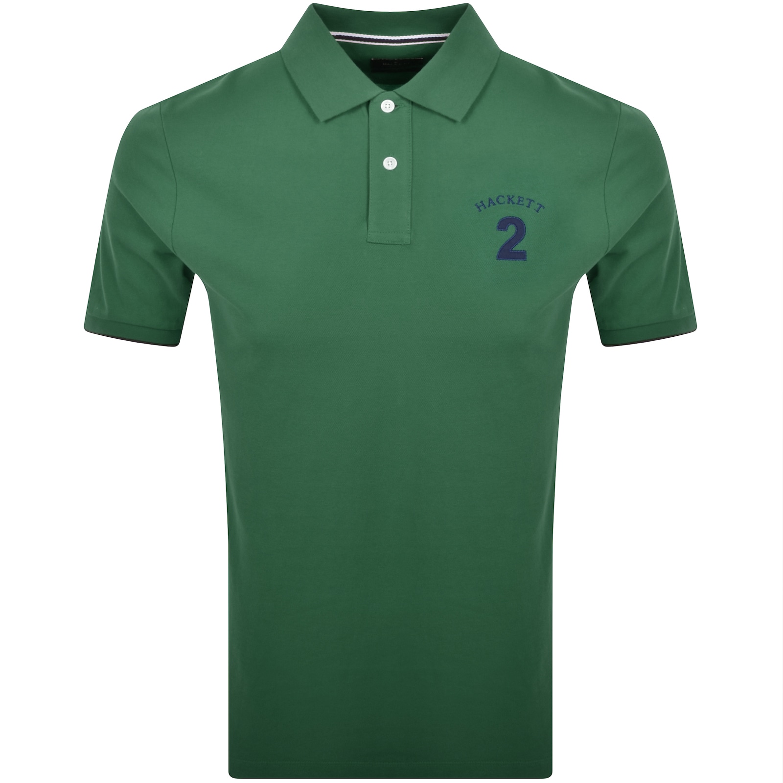 HACKETT HACKETT HERITAGE NUMBER POLO T SHIRT GREEN