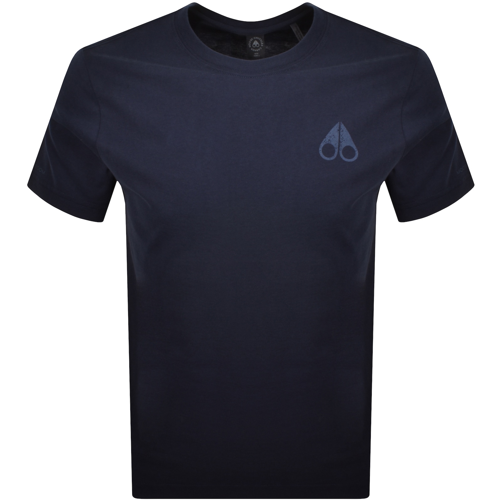 Moose Knuckles Off Island T Shirt Navy In Blue