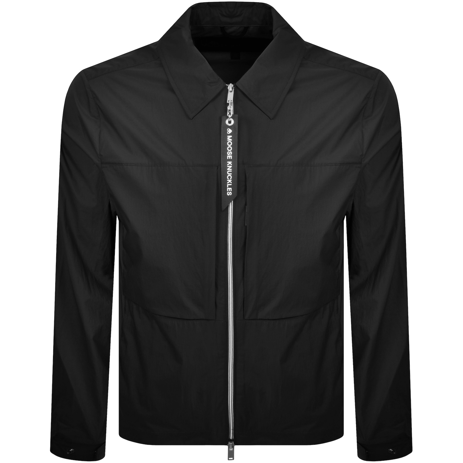 Shop Moose Knuckles Waverly Overshirt Black
