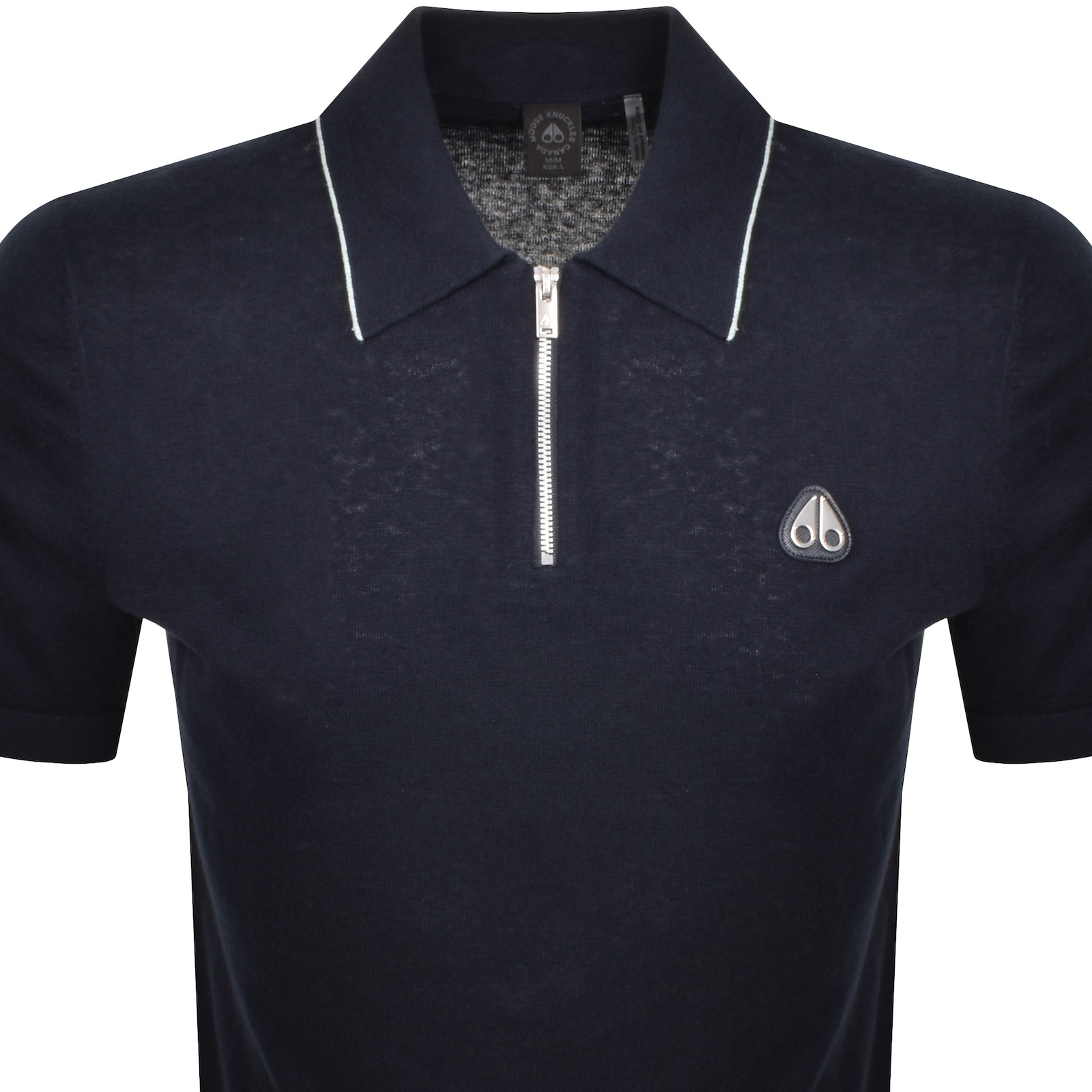 Moose Knuckles Polo "pavilion" In Navy