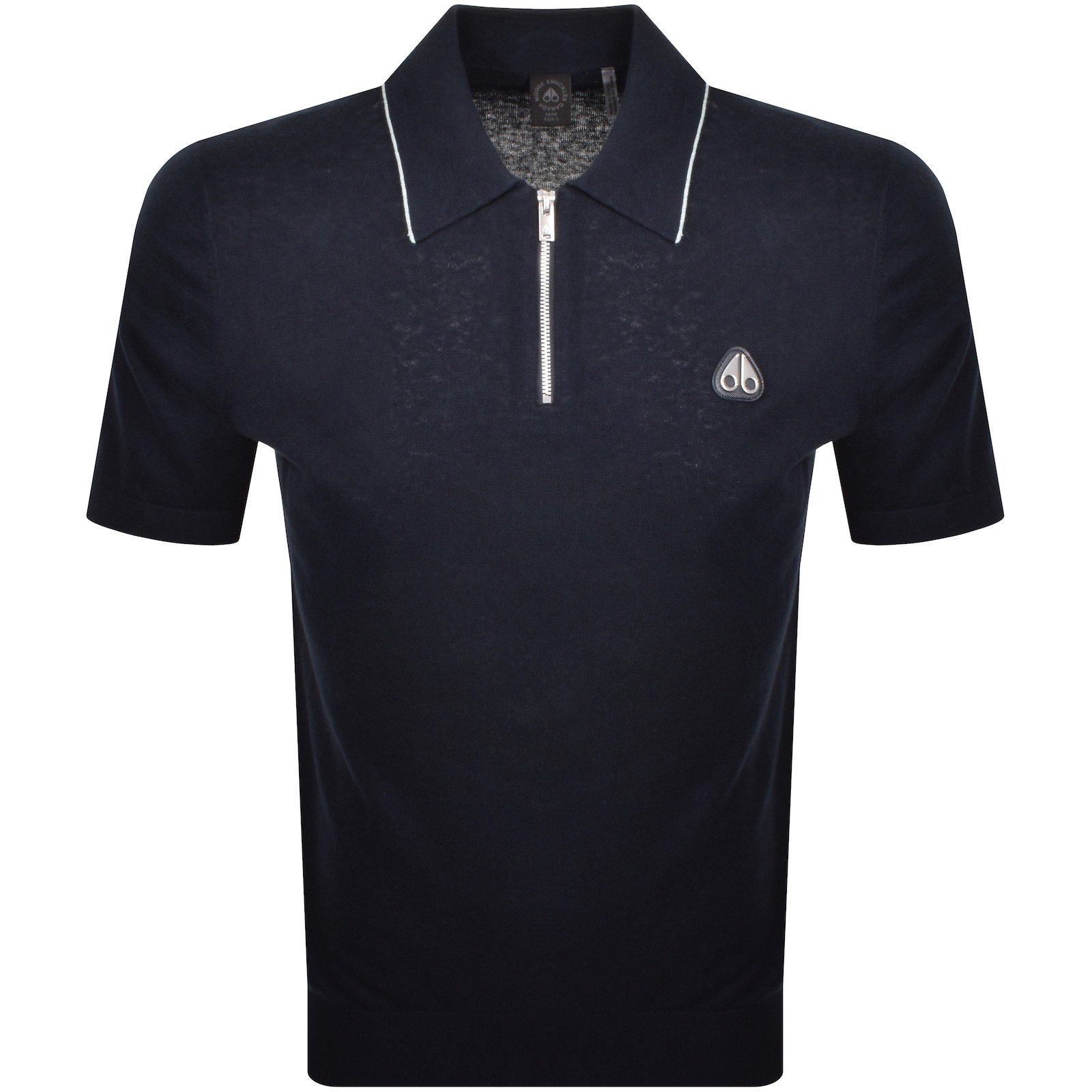Moose Knuckles Polo "pavilion" In Navy