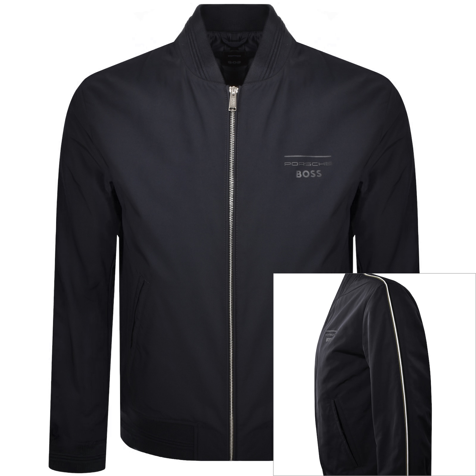 Hugo Boss Boss X Porsche Coltar Ps Jacket Dark Blue In Navy