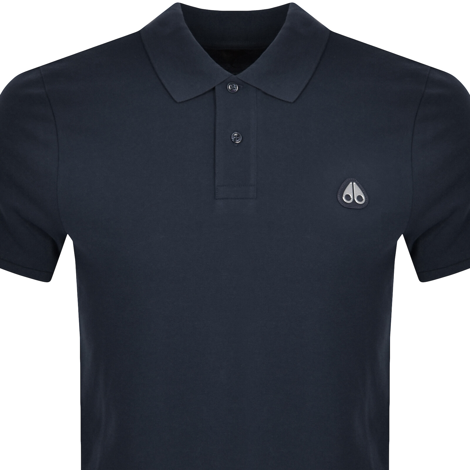 Moose Knuckles Everett Mens Polo Shirt In Navy