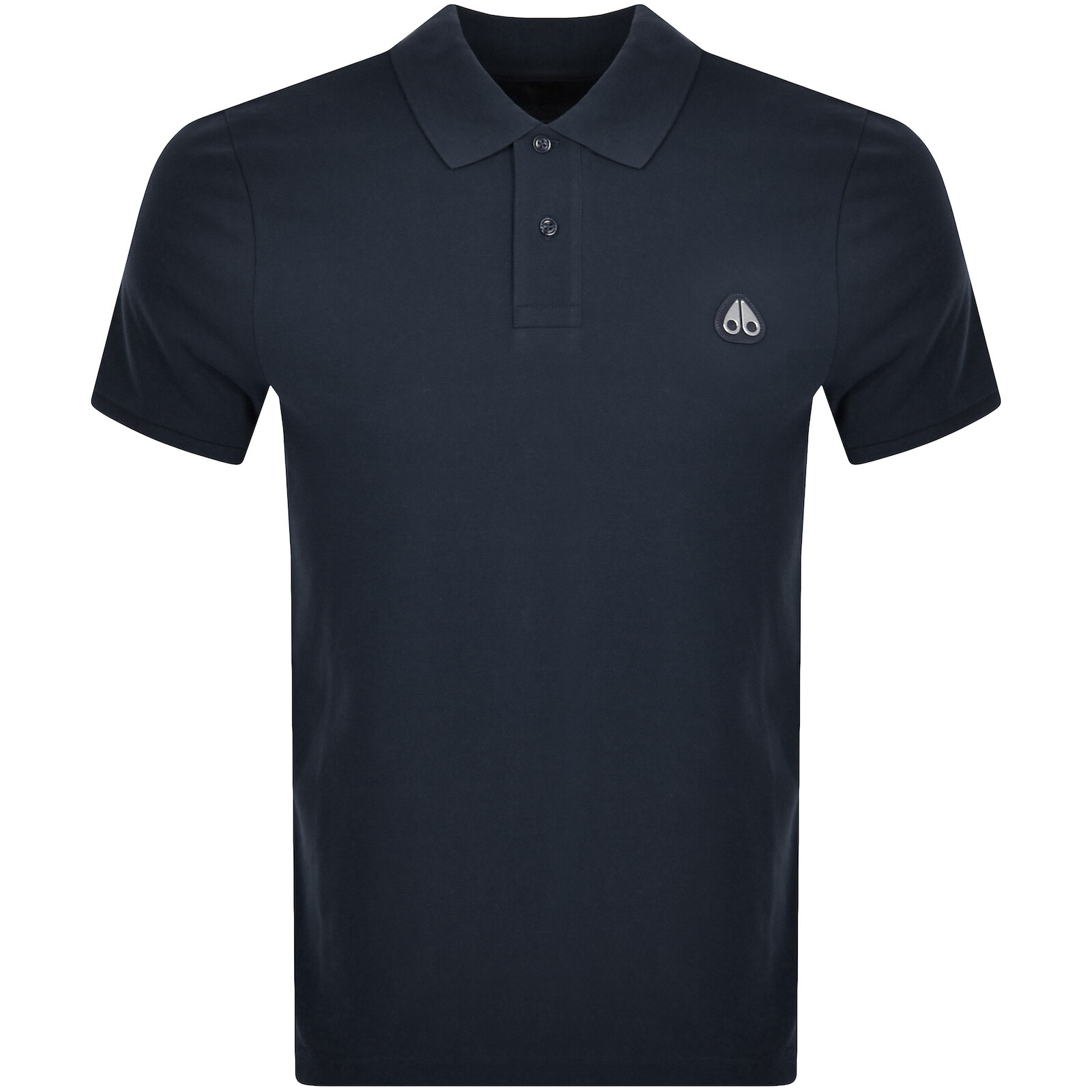 Moose Knuckles Everett Mens Polo Shirt In Navy