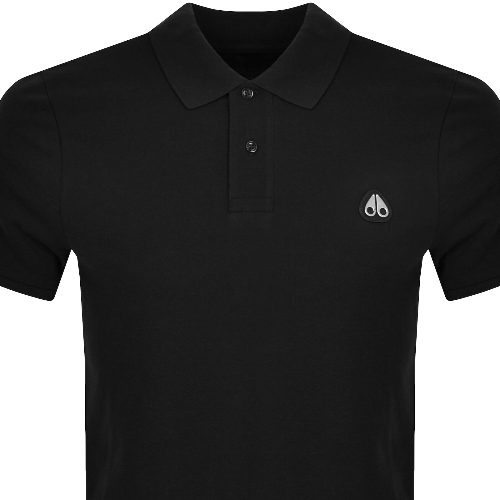Shop Moose Knuckles Everett Polo T Shirt Black