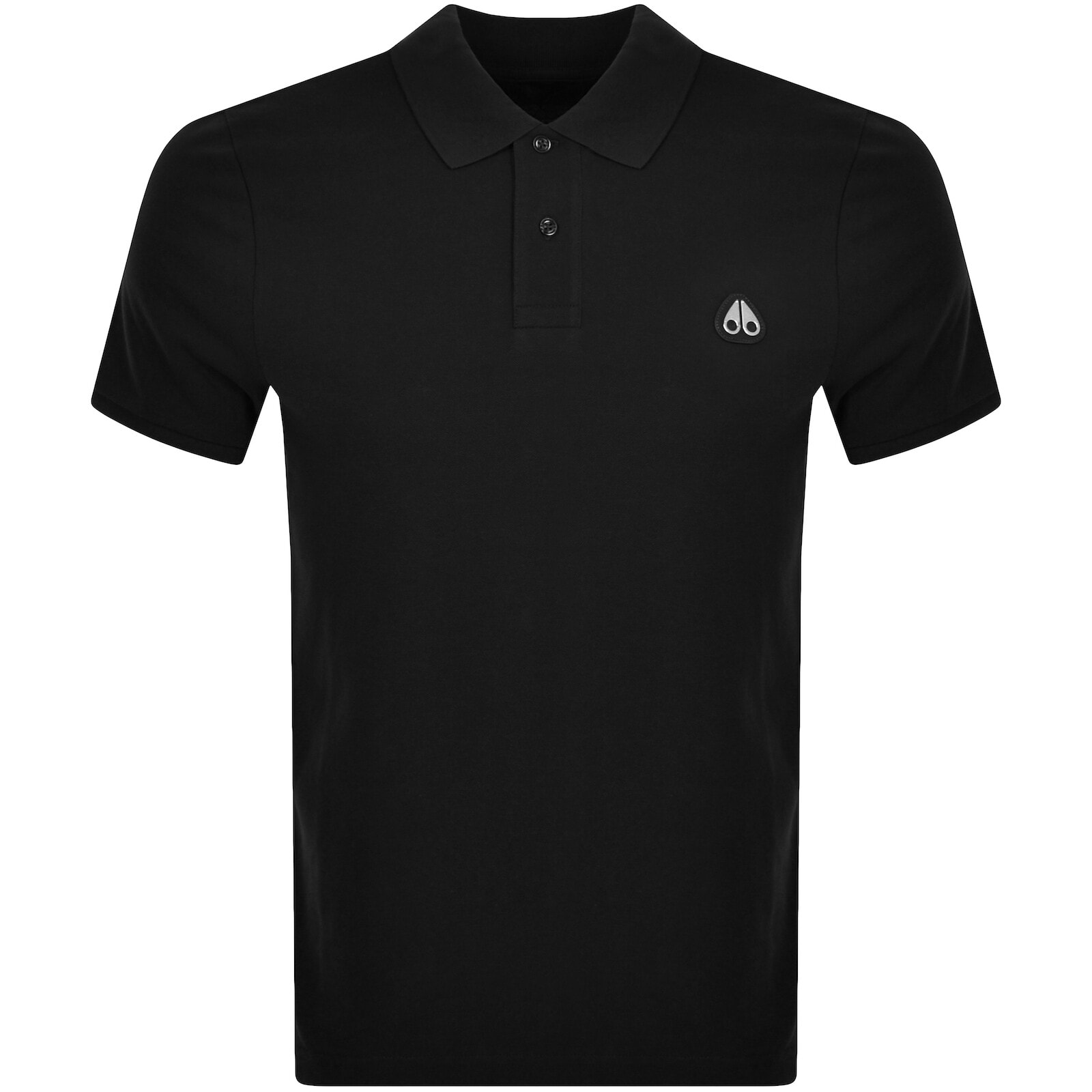 Shop Moose Knuckles Everett Polo T Shirt Black