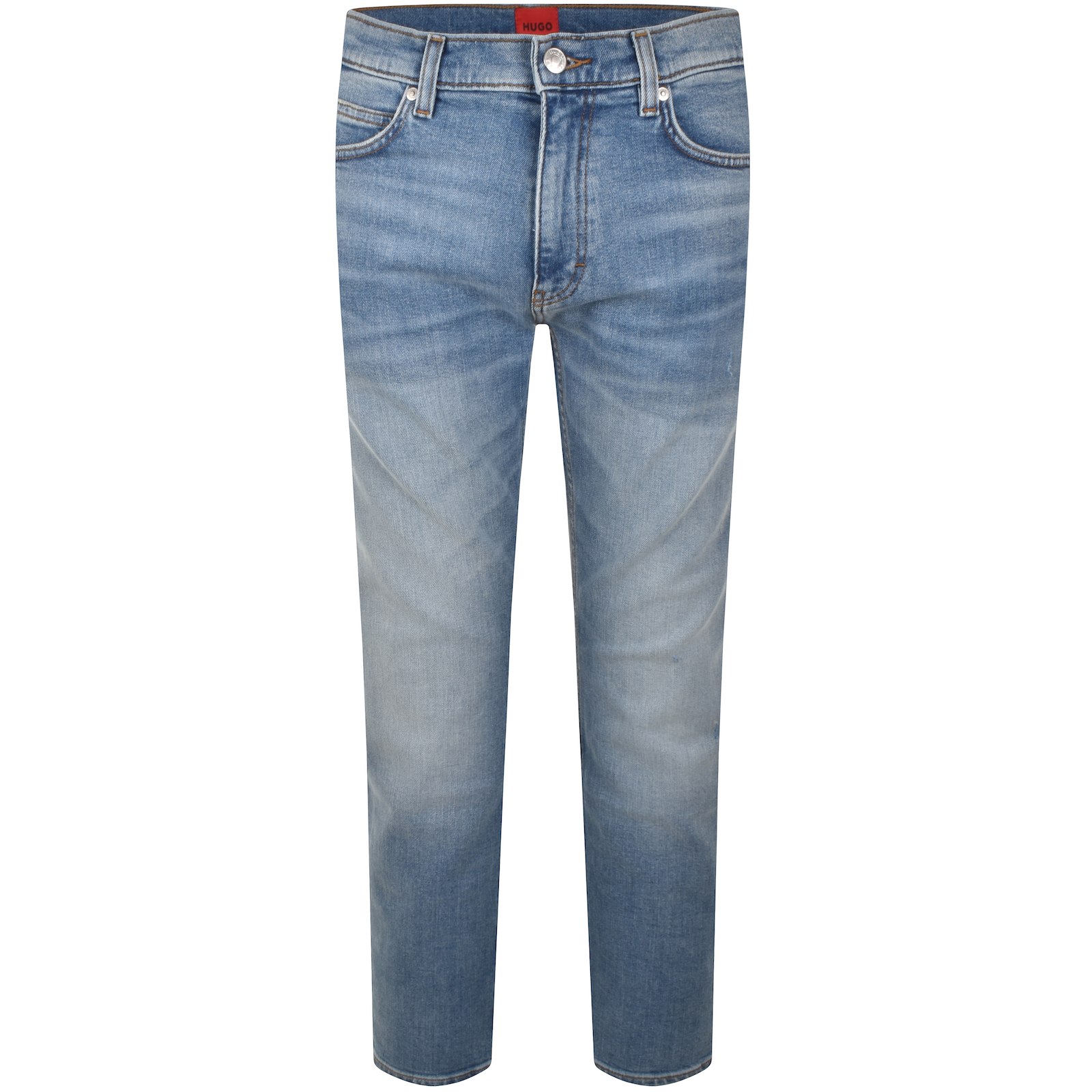 Hugo Boss Hugo 734 Extra Slim Jeans Light Wash Blue In Blue