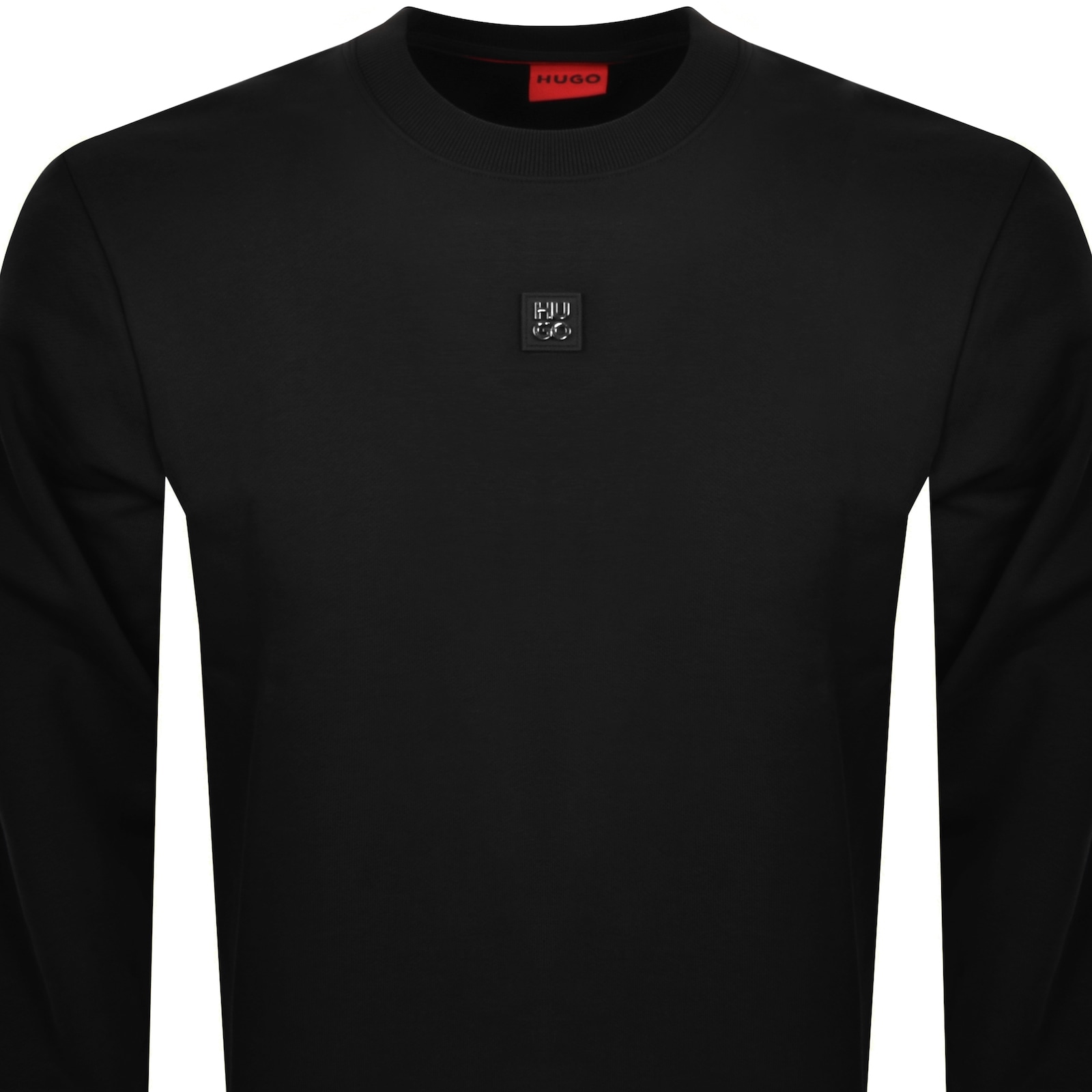 Hugo Boss Hugo Dettil Relaxed Fit Sweatshirt Black In Black