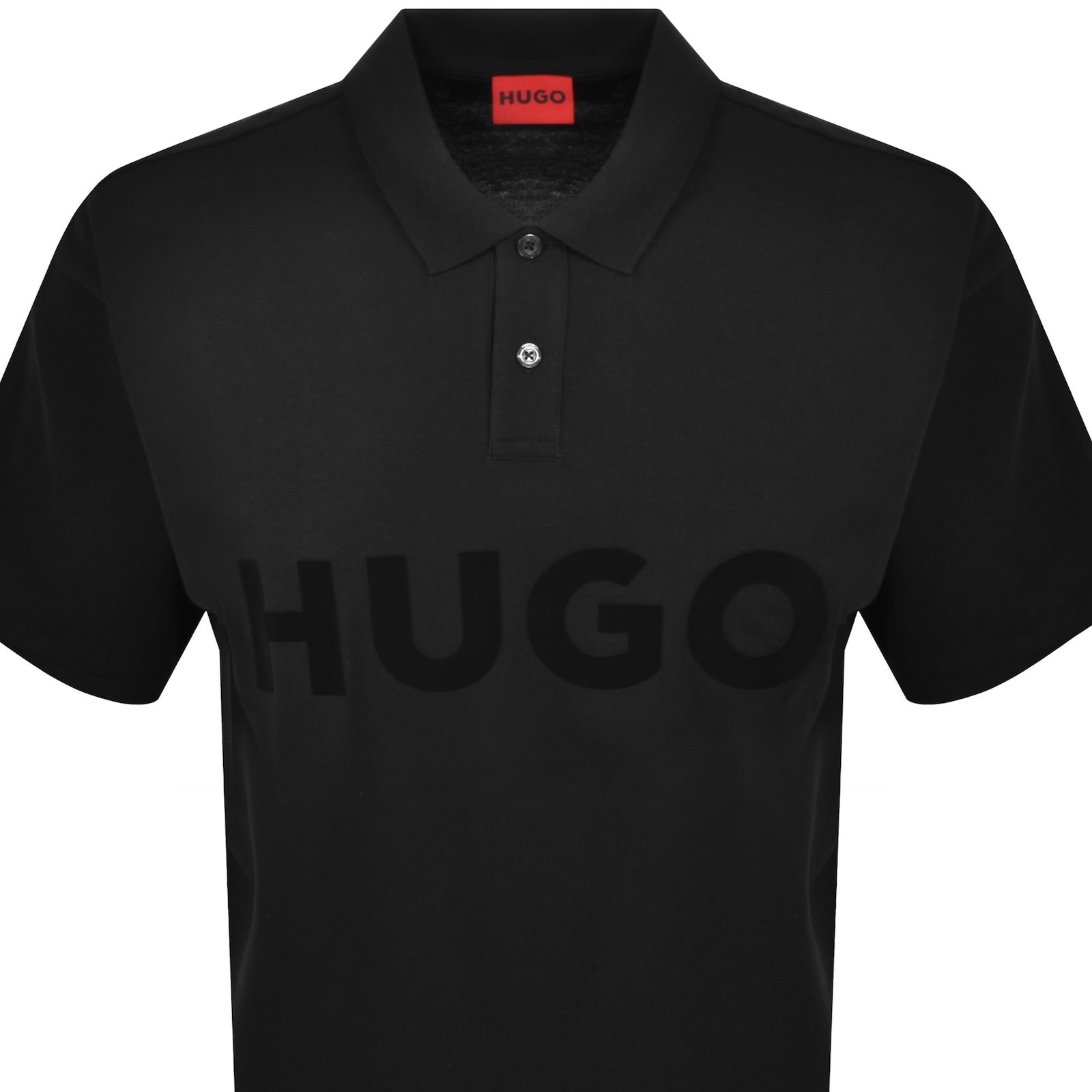 Hugo Boss Hugo Doniee Oversized Polo T Shirt Black In Black