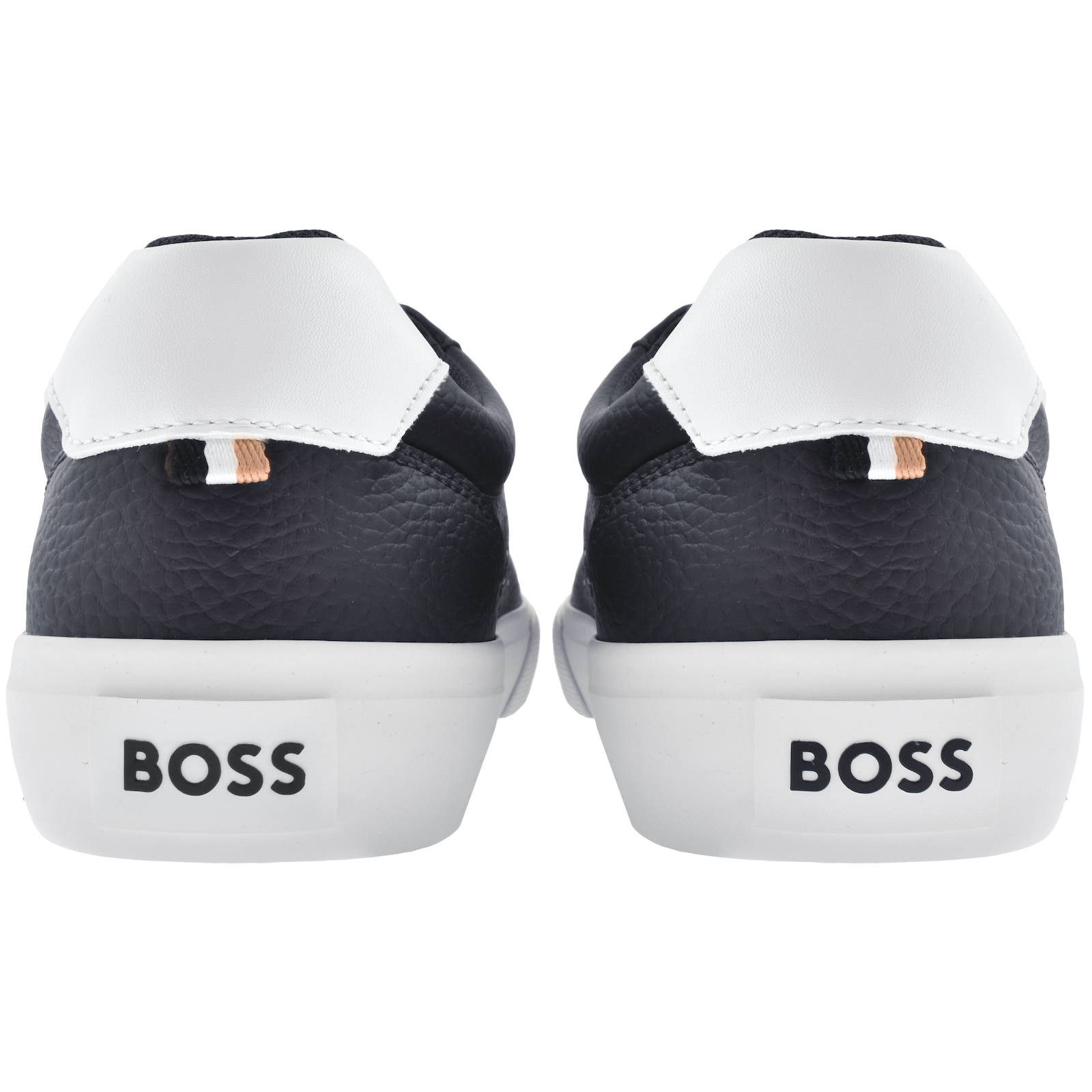 Hugo Boss Boss Aiden Tennis Trainers Black In Navy