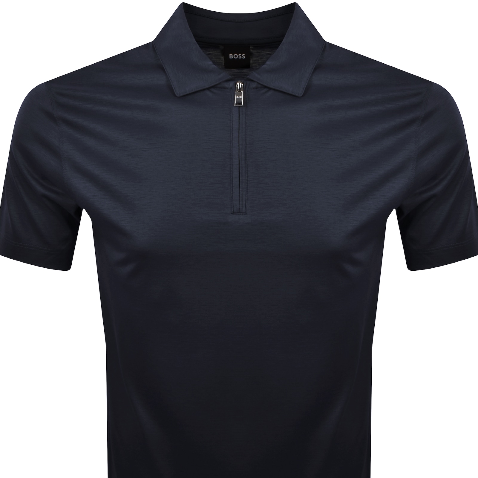 Shop Hugo Boss Boss H Paras 50 Quarter Zip Polo Navy