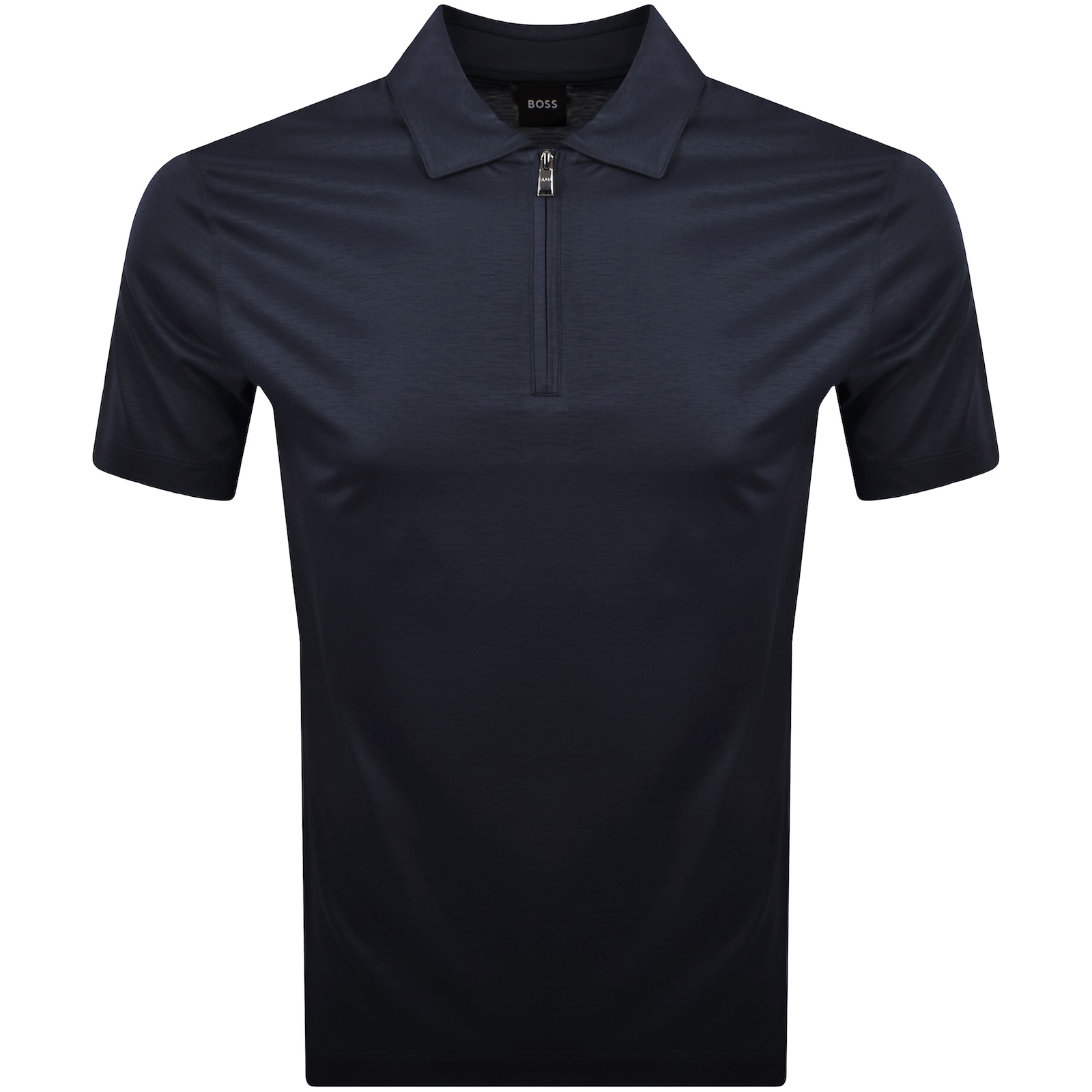 Shop Hugo Boss Boss H Paras 50 Quarter Zip Polo Navy