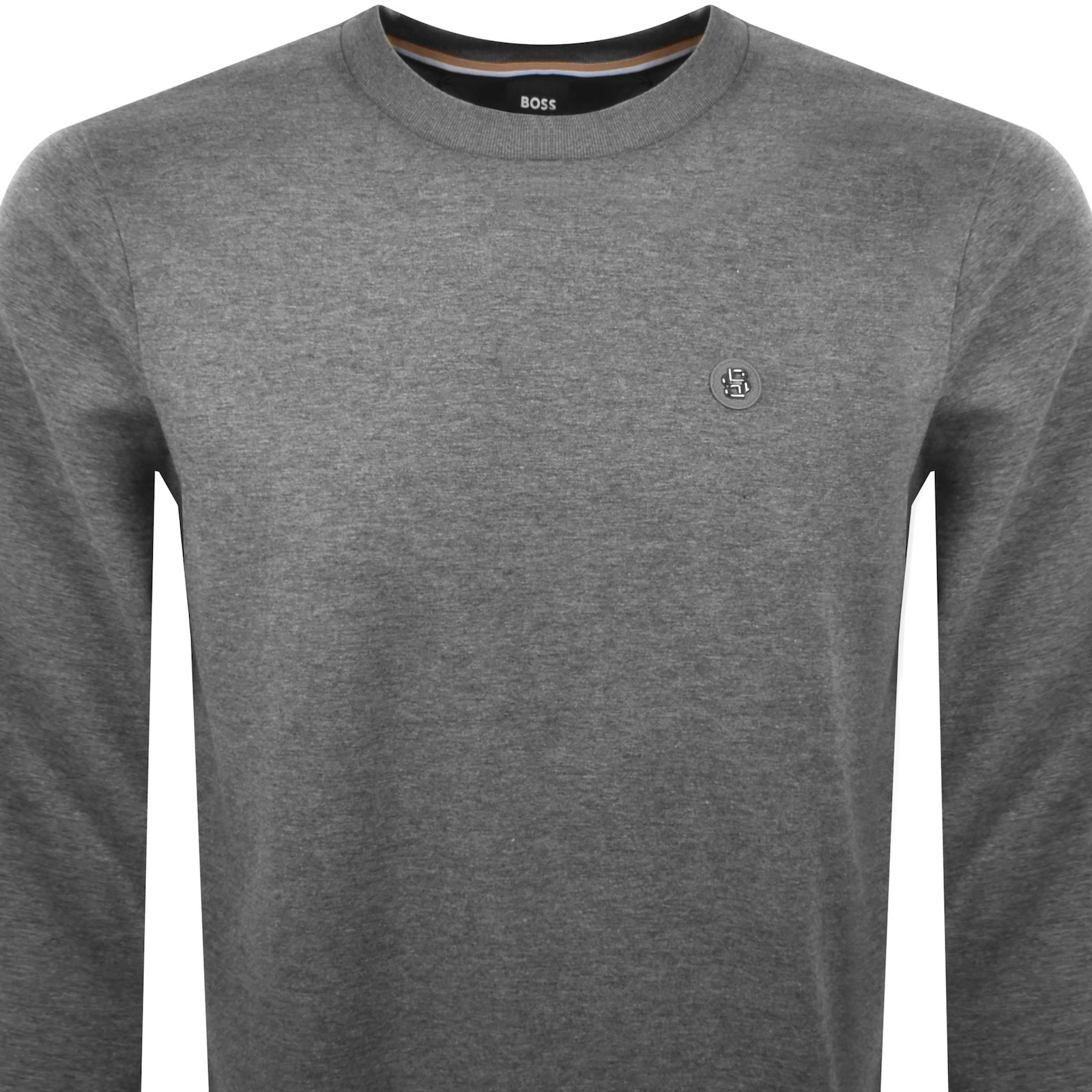 HUGO BOSS BOSS C SHARPE 01 SWEATSHIRT GREY MARL