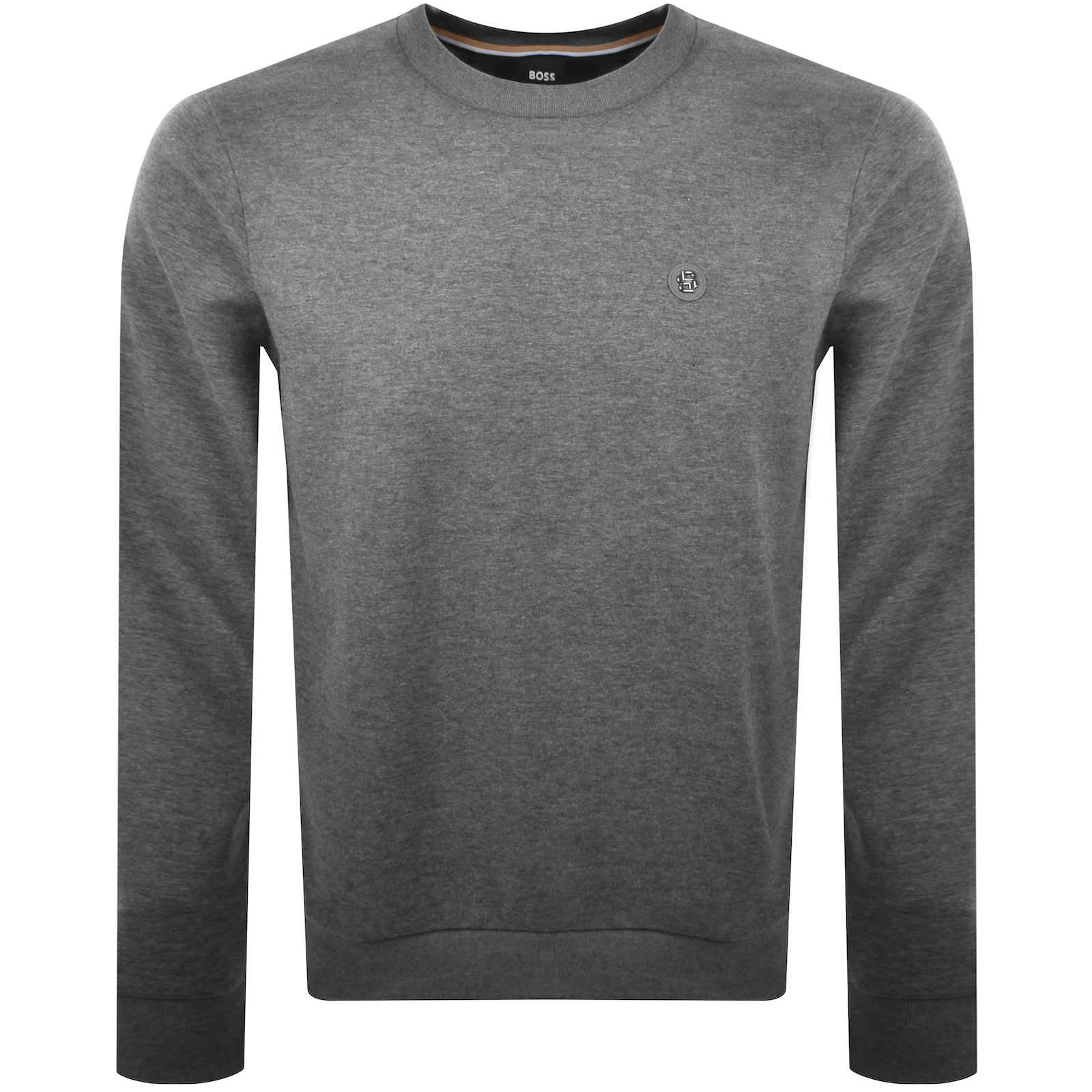 HUGO BOSS BOSS C SHARPE 01 SWEATSHIRT GREY MARL