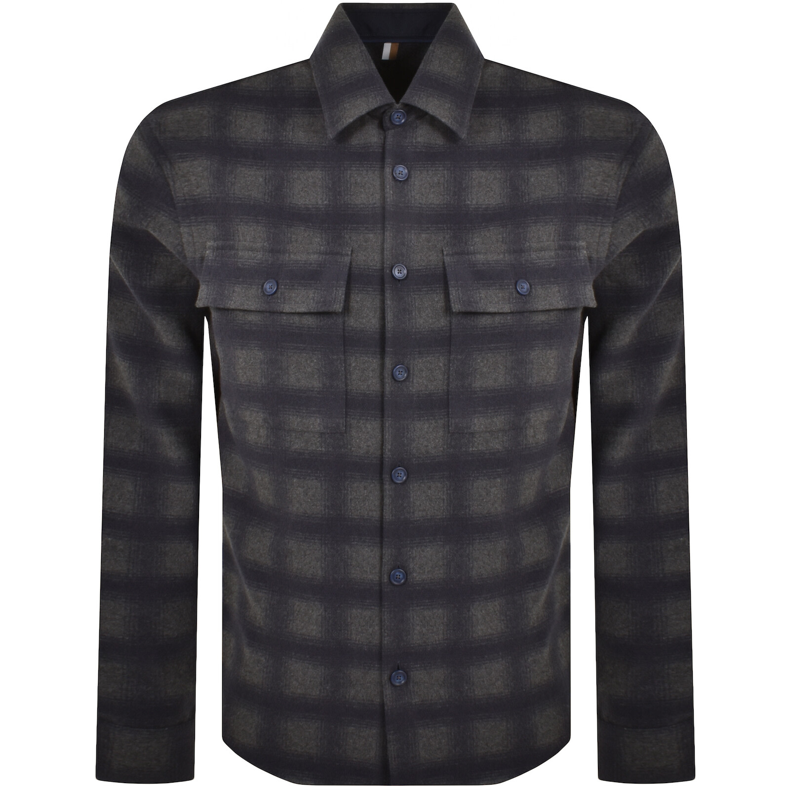 Hugo Boss Boss C Owen Overshirt Grey In Grey