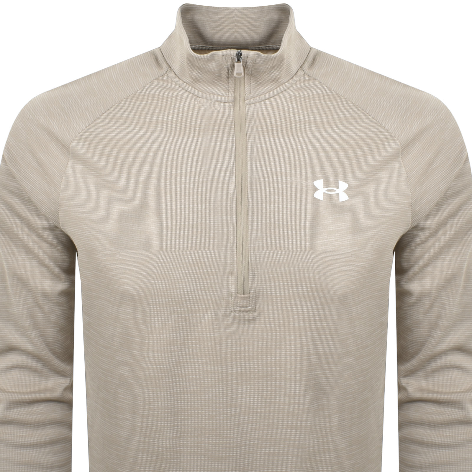 Under Armour Tech Half Zip Sweatshirt Beige In Beige