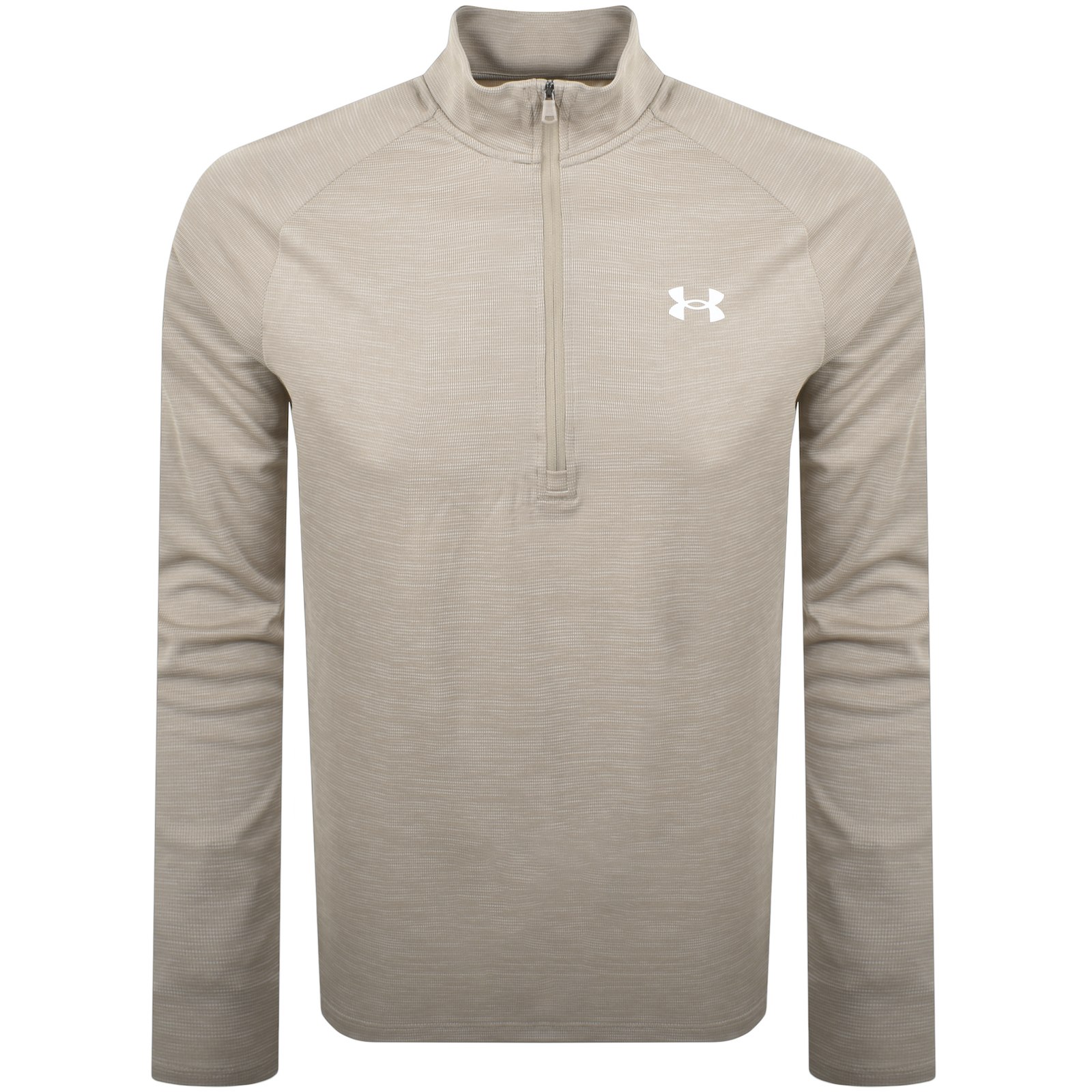Under Armour Tech Half Zip Sweatshirt Beige In Beige