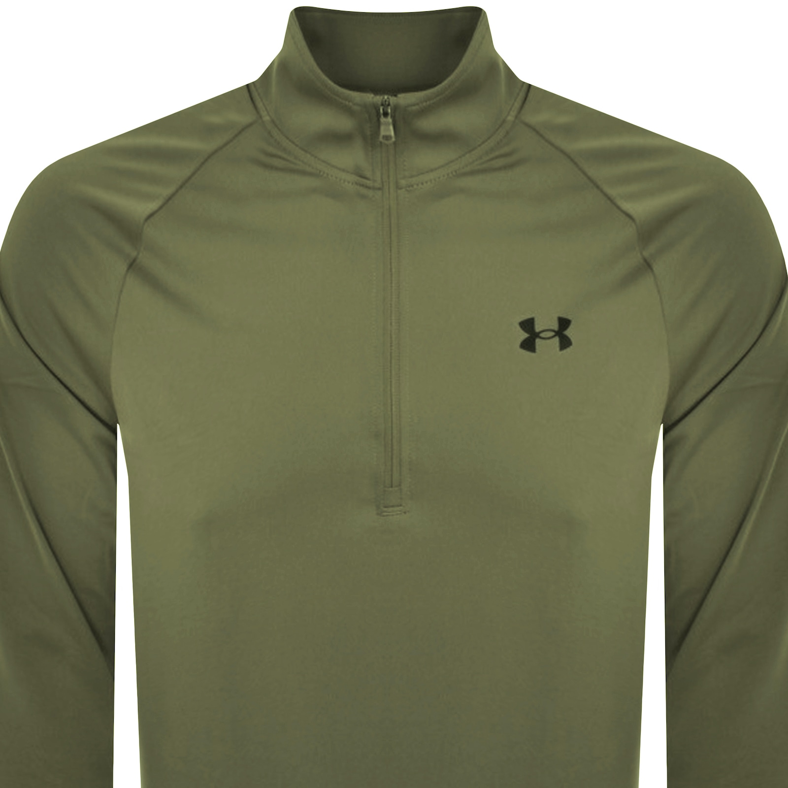Under Armour Tech Half Zip Sweatshirt Khaki In Khaki