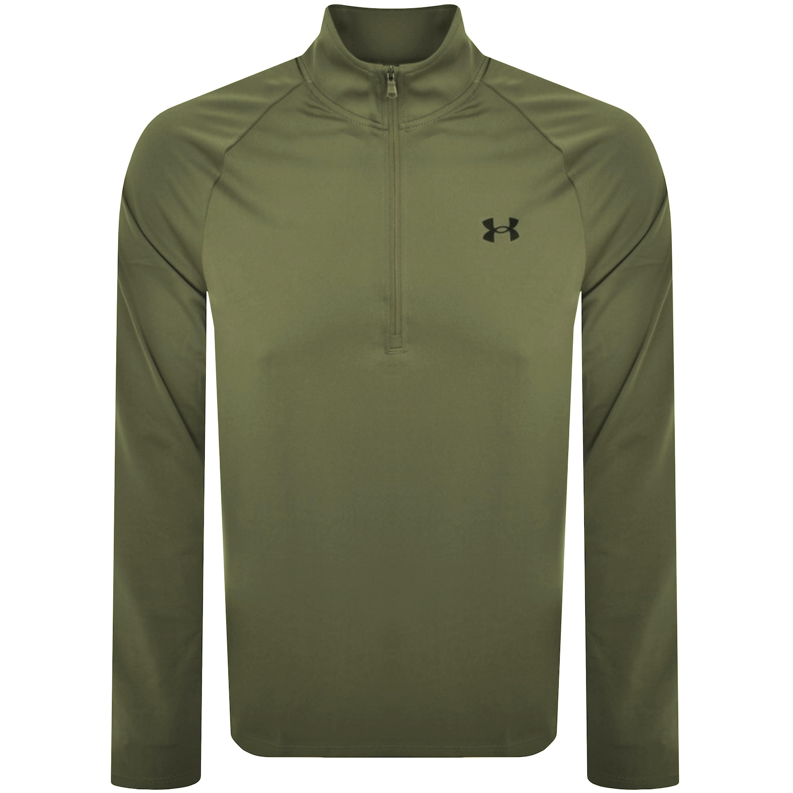 Under Armour Tech Half Zip Sweatshirt Khaki In Khaki