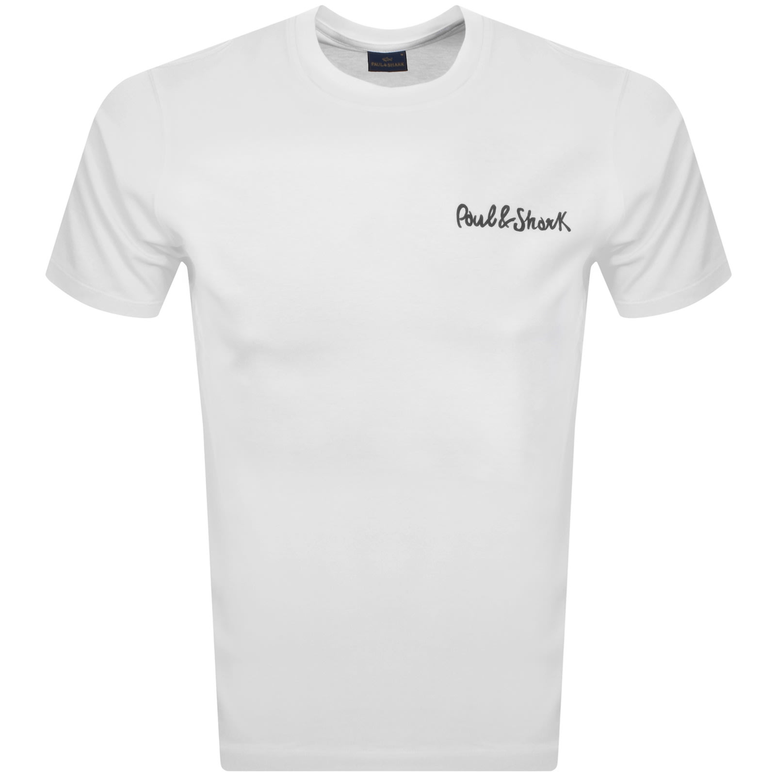 Paul &amp; Shark Paul And Shark Printed Logo T Shirt White In White