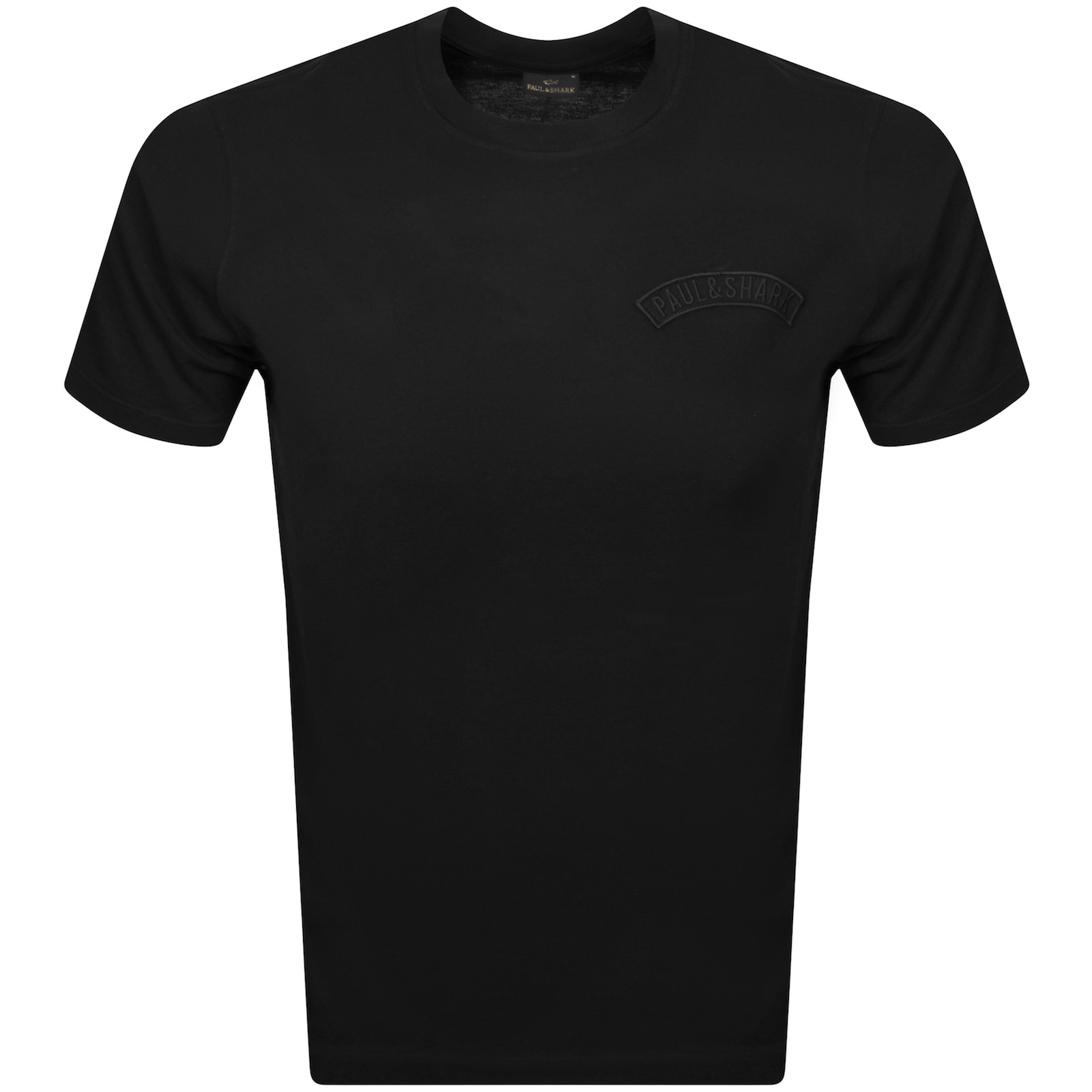 Paul &amp; Shark Paul And Shark Logo T Shirt Black In Black