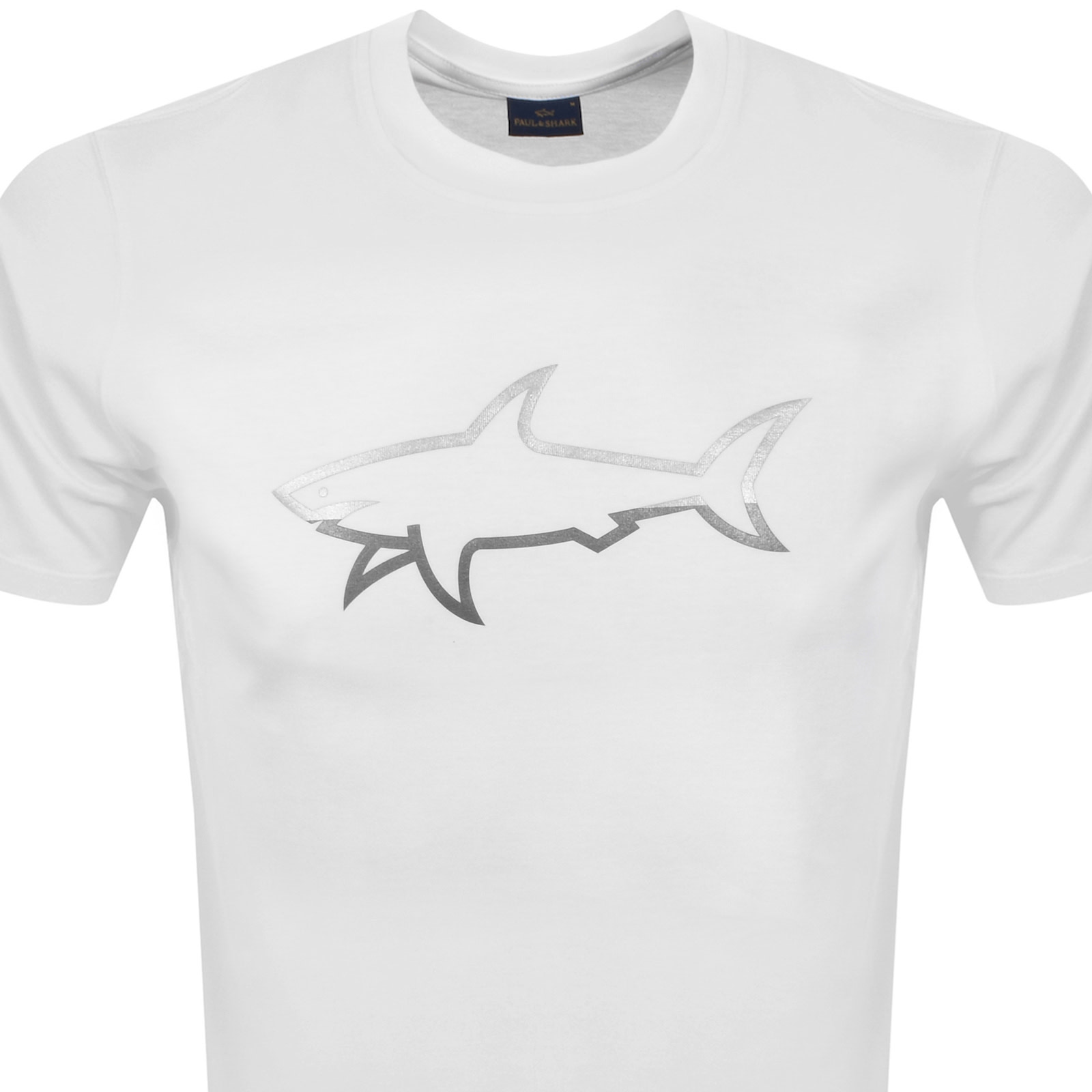 Paul & Shark Paul And Shark Printed Logo T Shirt White In White