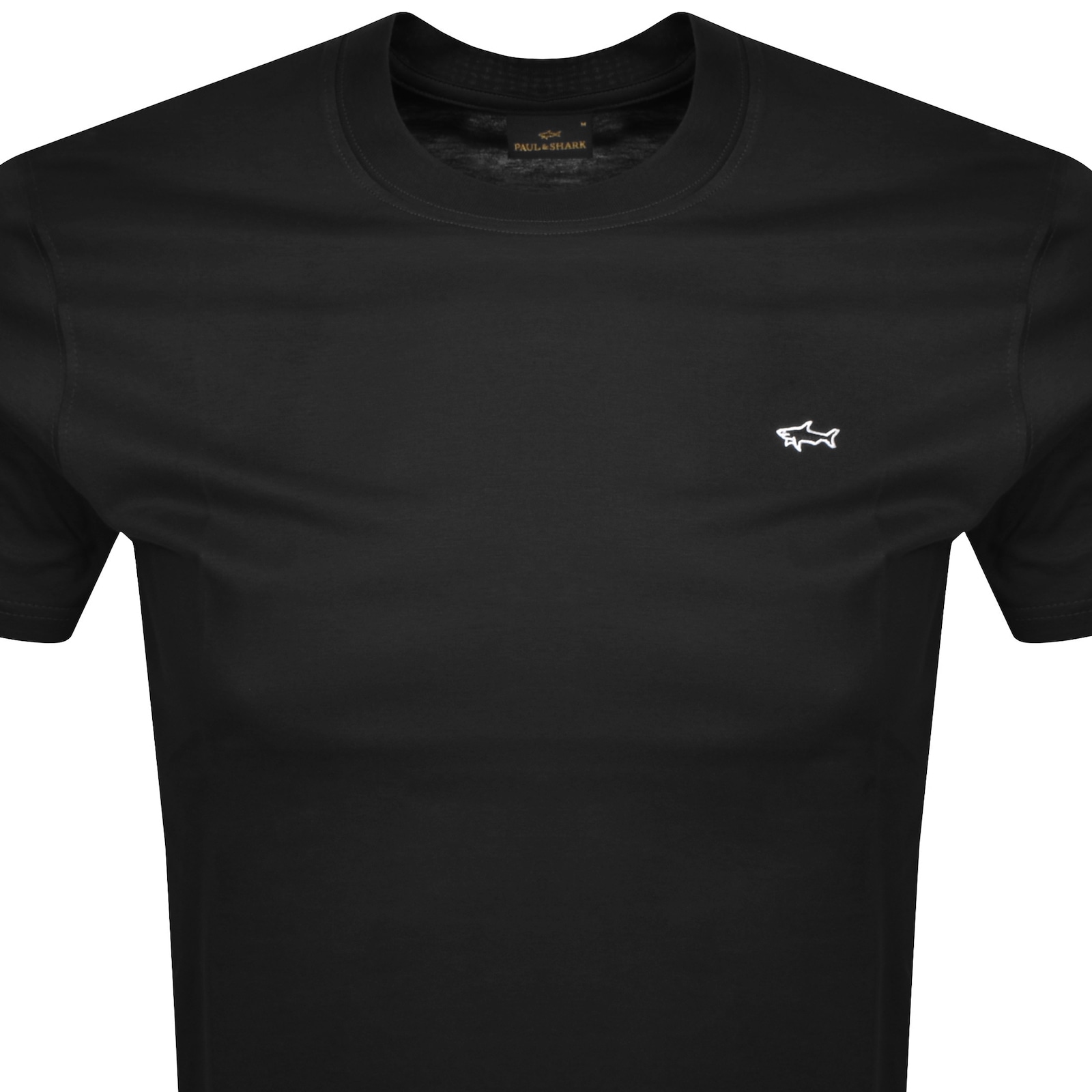 Paul & Shark Paul And Shark Logo T Shirt Black In Black