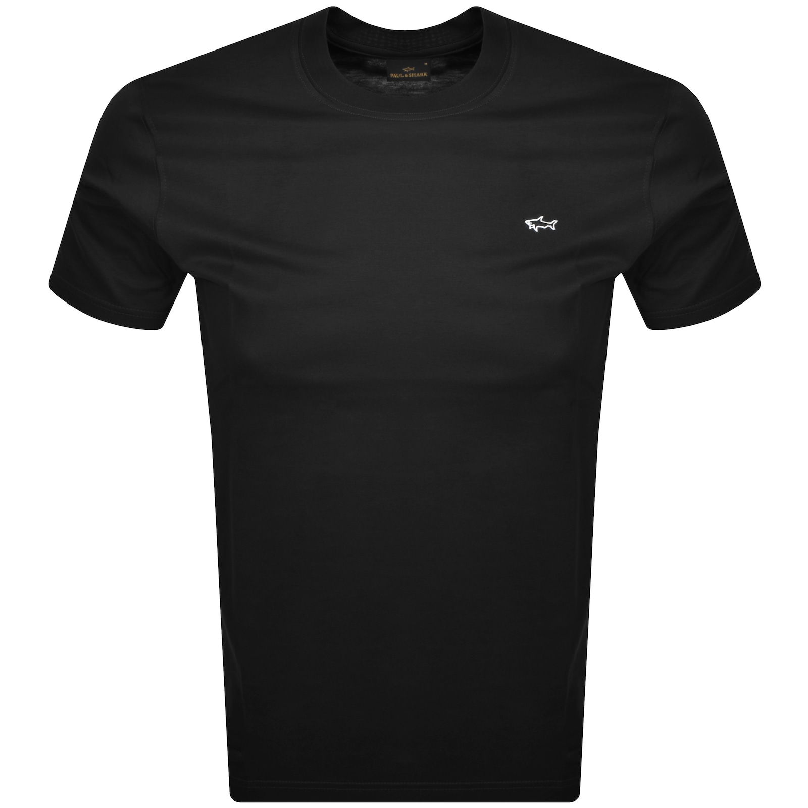 Paul & Shark Paul And Shark Logo T Shirt Black In Black