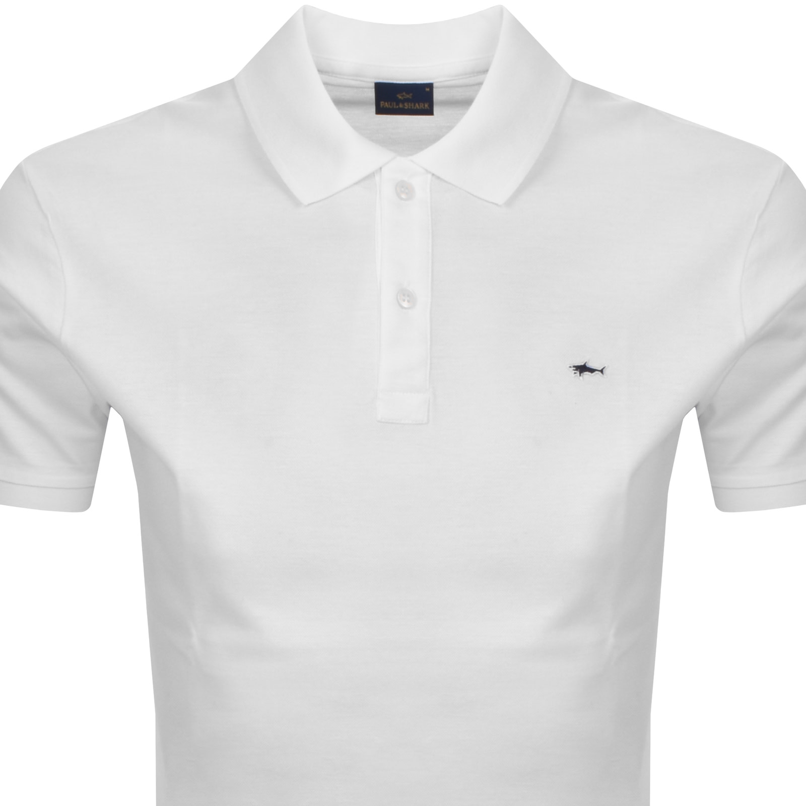 Paul &amp; Shark Paul And Shark Logo Polo T Shirt White In White