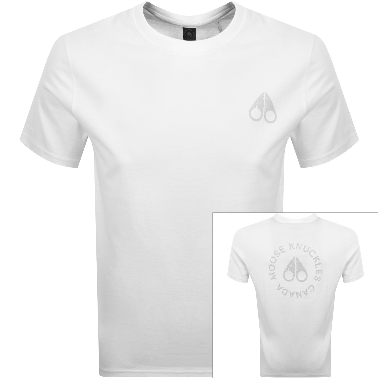 Moose Knuckles Off Island T Shirt White In White