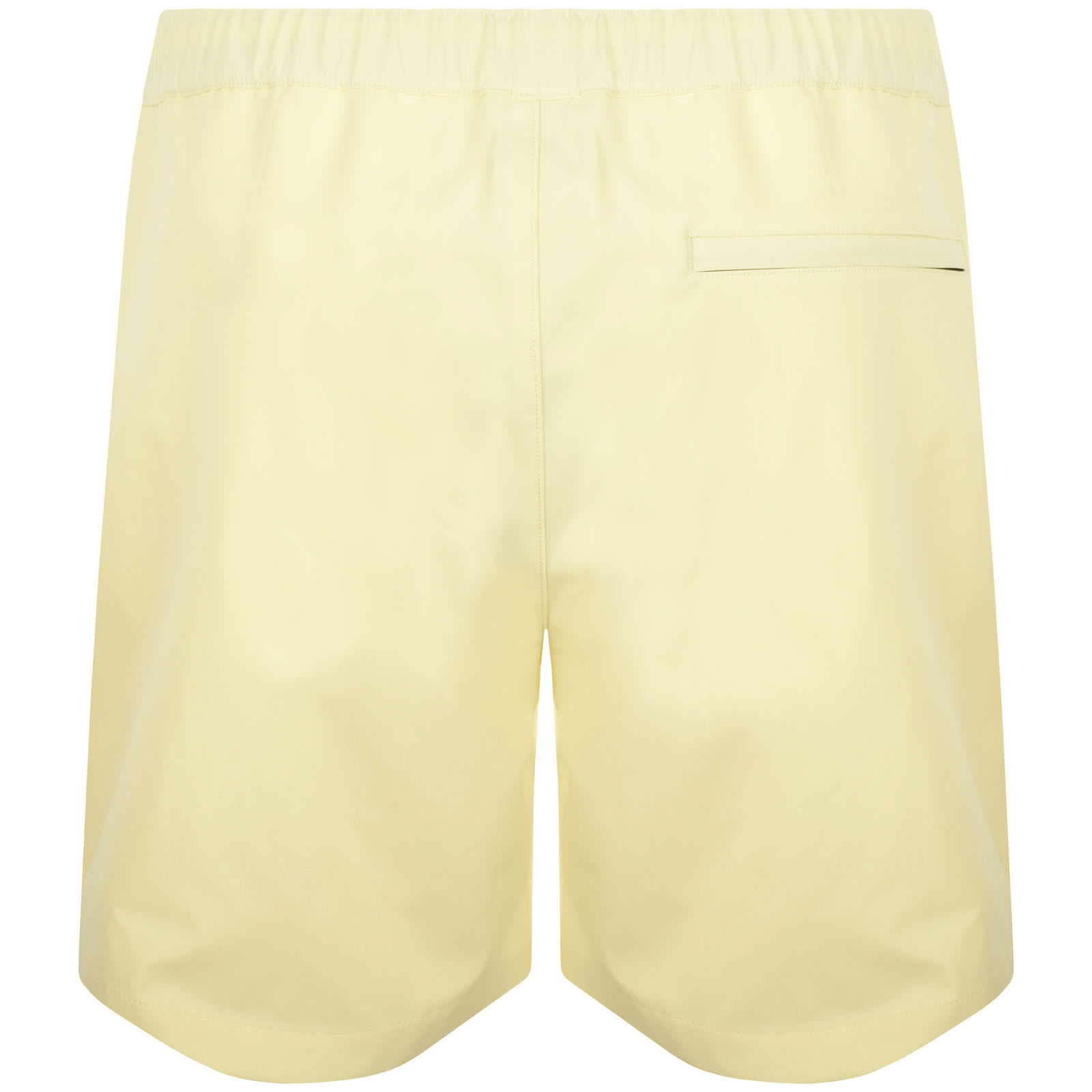 Moose Knuckles Logo Swim Shorts Yellow In Gold