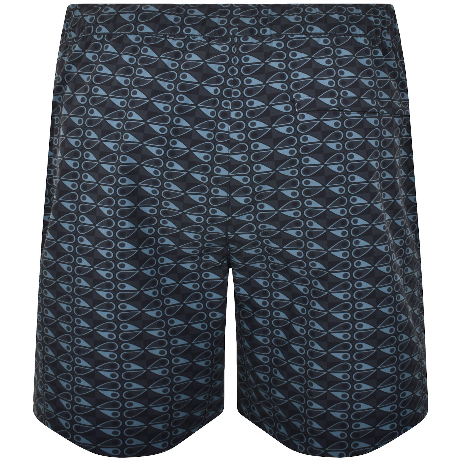 Moose Knuckles Monogram Swim Shorts In Navy