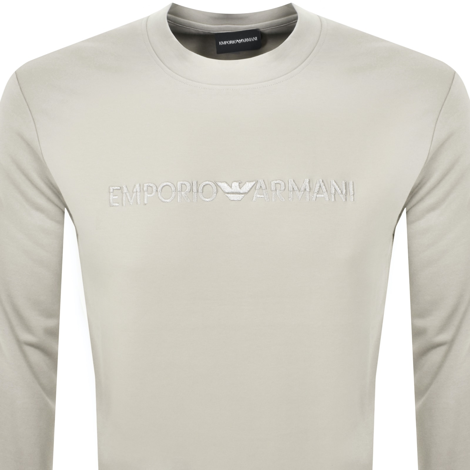 Armani Collezioni Emporio Armani Loungewear Logo Sweatshirt Beige In Neutral