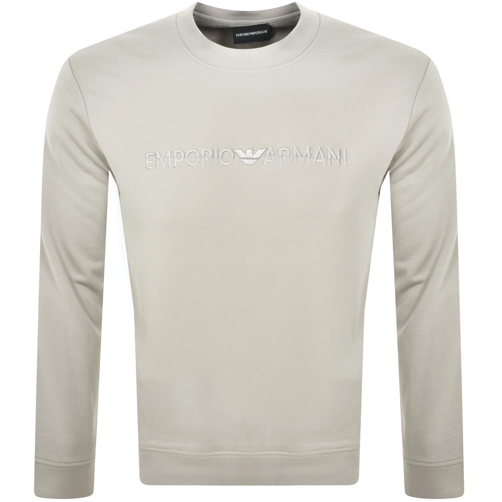 Armani Collezioni Emporio Armani Loungewear Logo Sweatshirt Beige In Neutral
