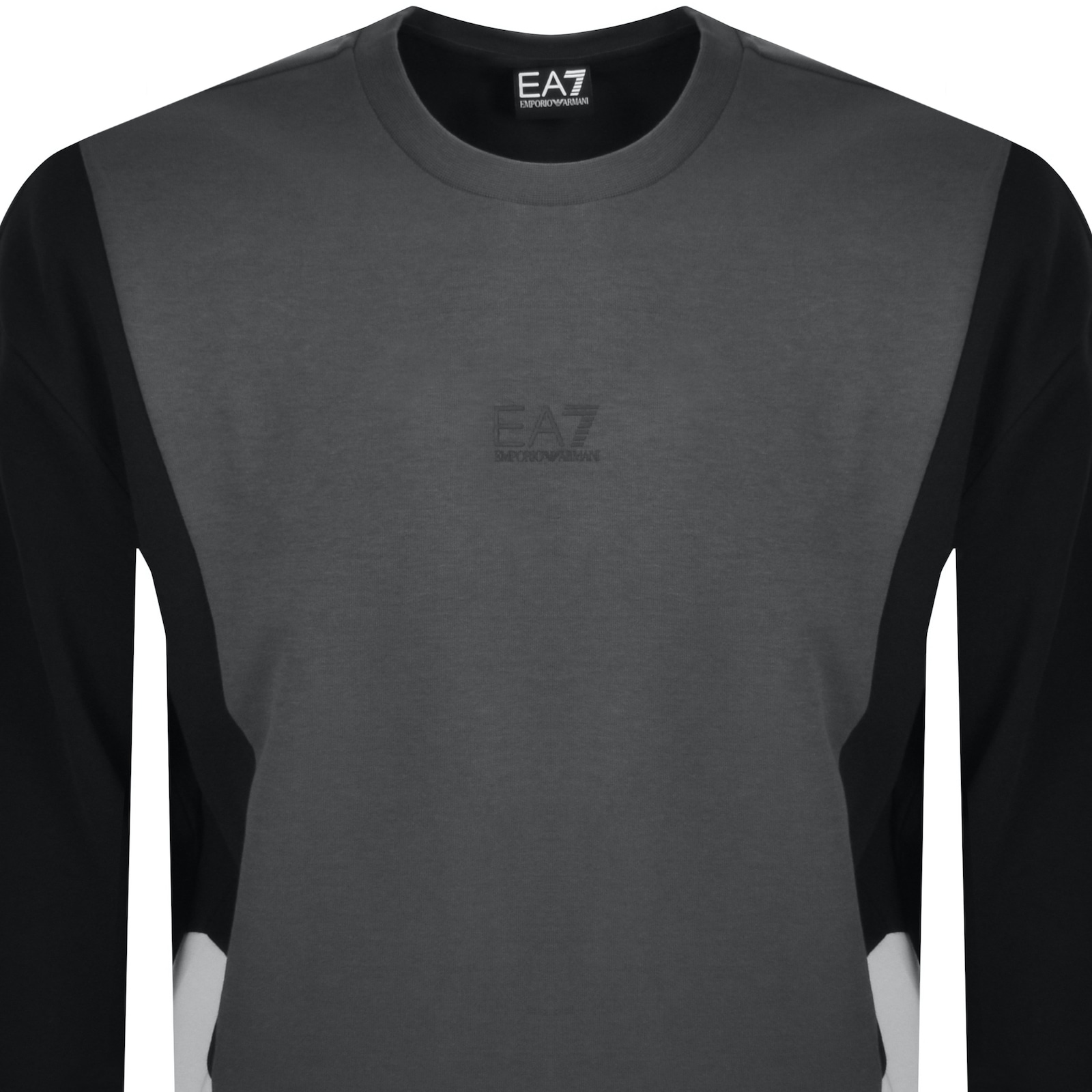 Ea7 Emporio Armani Logo Sweatshirt Grey In Gray