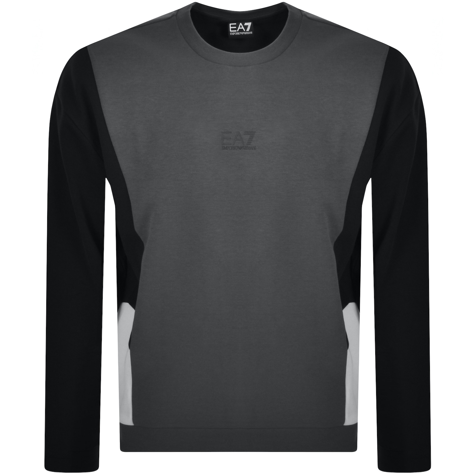 Ea7 Emporio Armani Logo Sweatshirt Grey In Gray