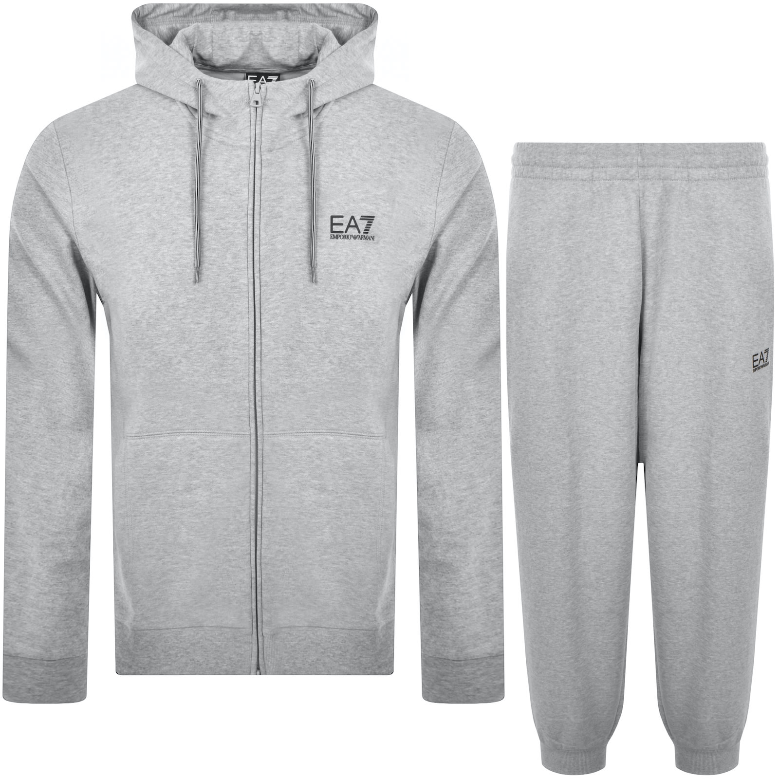 Ea7 Emporio Armani Visibility Tracksuit Grey In Grey