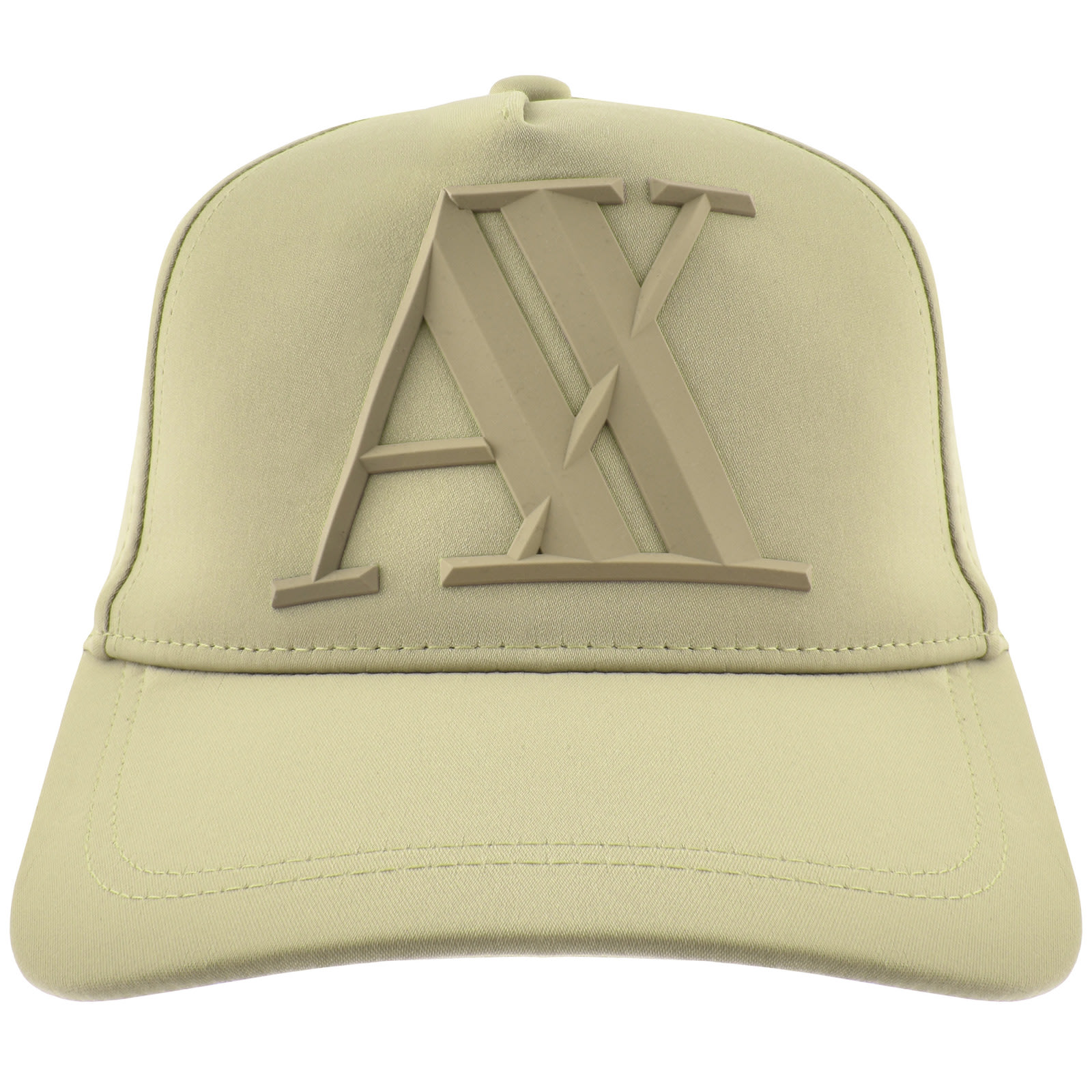 Armani Exchange Logo Cap Khaki In Khaki