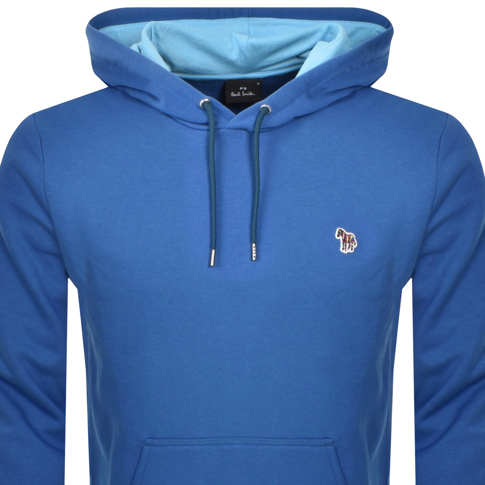 Shop Paul Smith Pullover Zebra Hoodie Blue