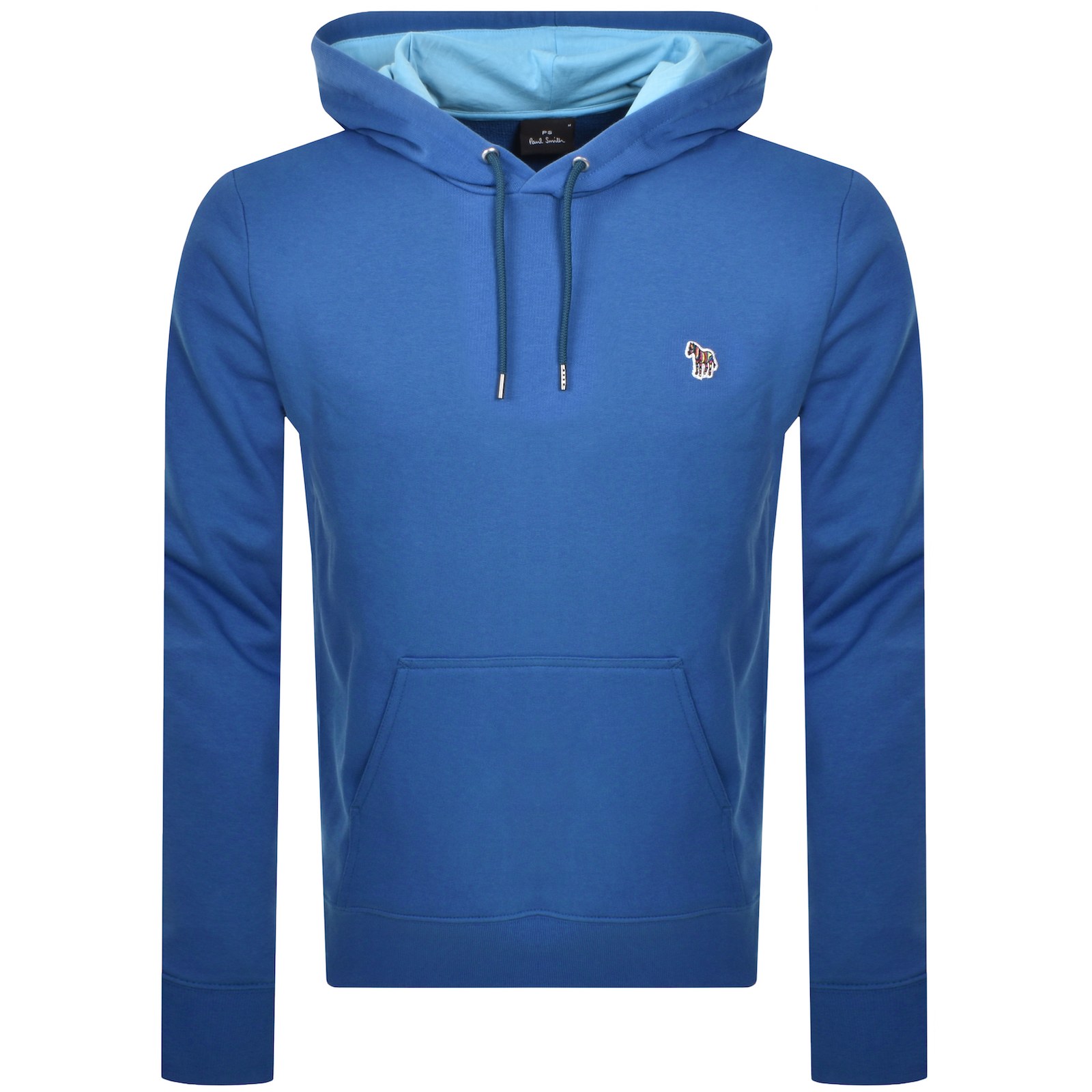 Shop Paul Smith Pullover Zebra Hoodie Blue