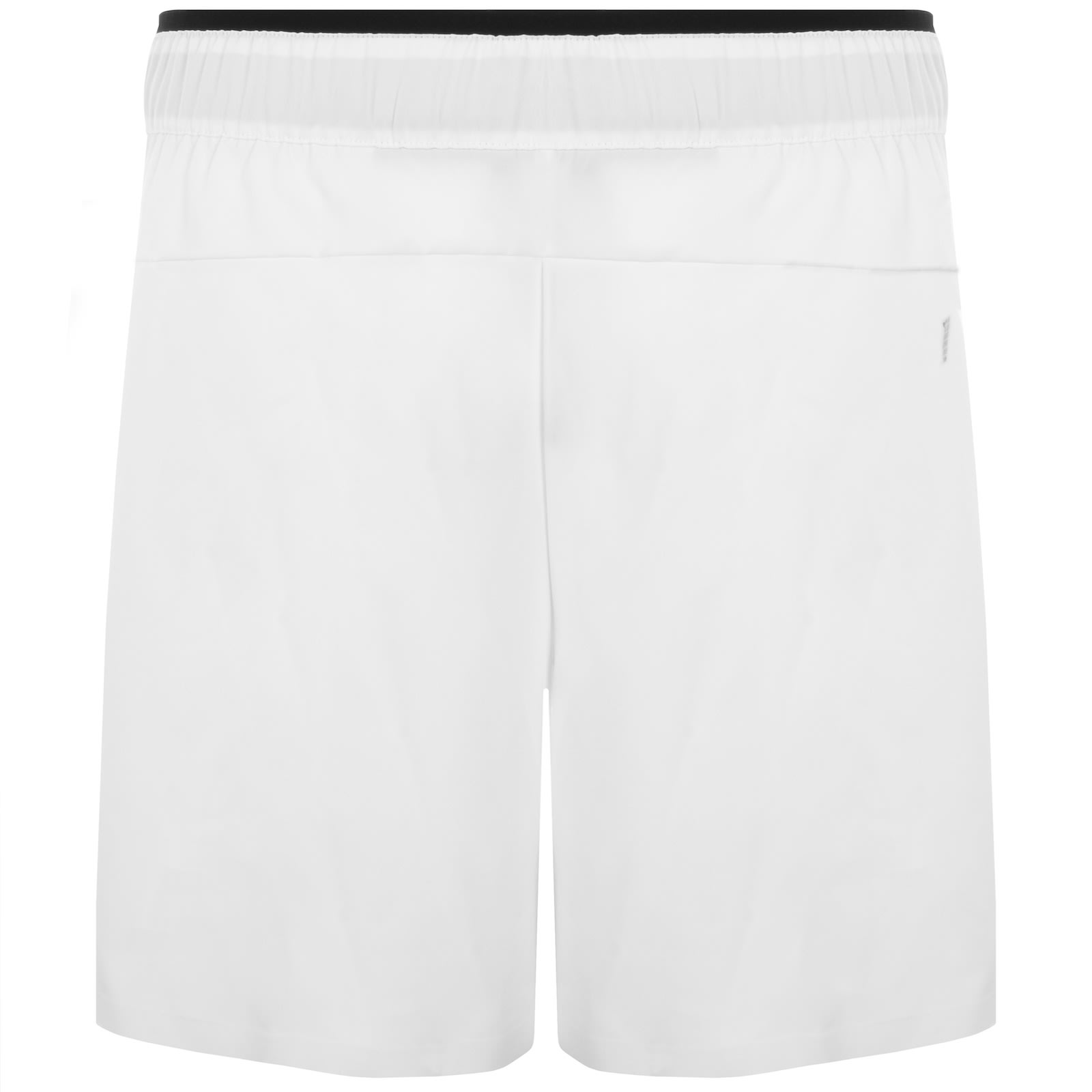 Ea7 Emporio Armani Logo Shorts White In White