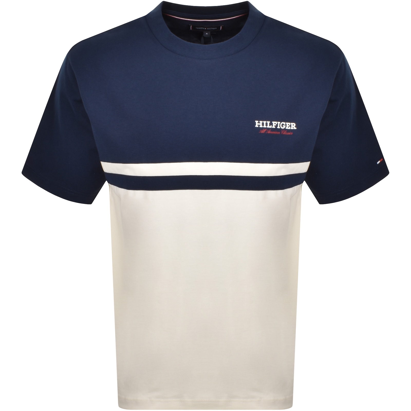 Tommy Hilfiger Logo Monotype T Shirt Blue In Blue